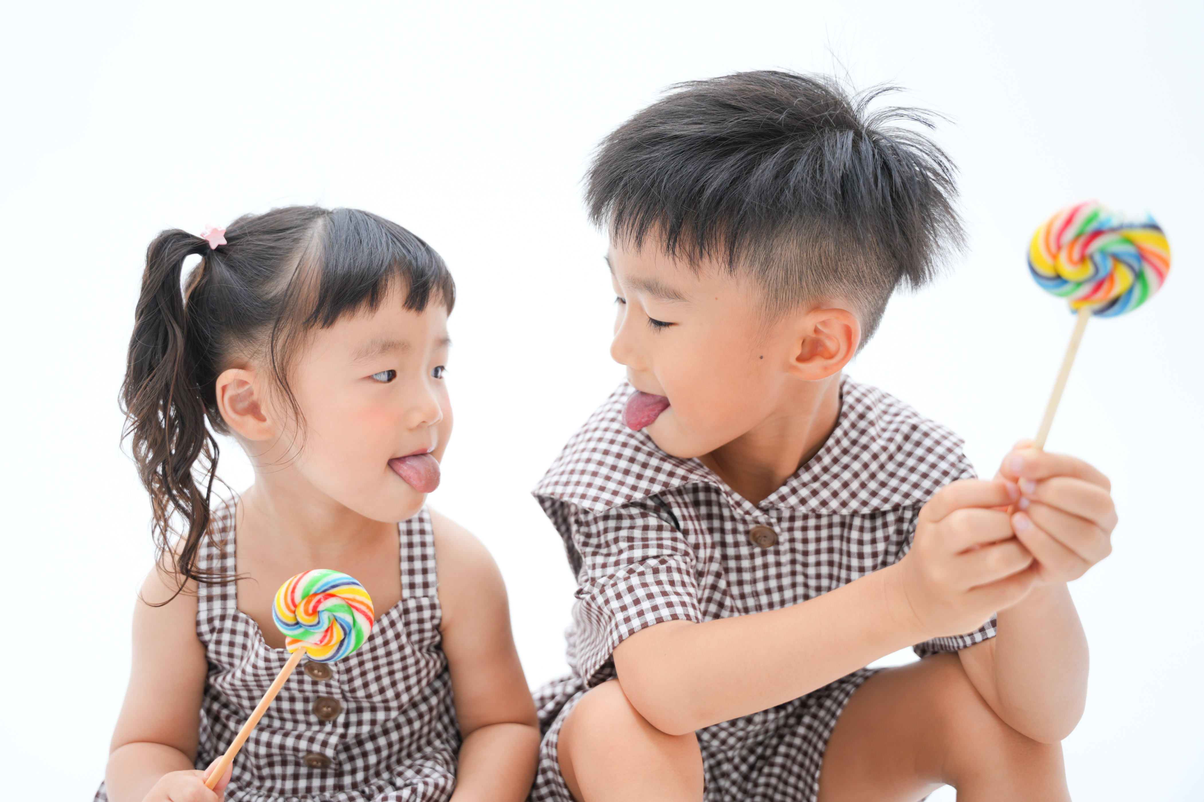 七五三　3歳　女の子　6歳　男の子　兄弟