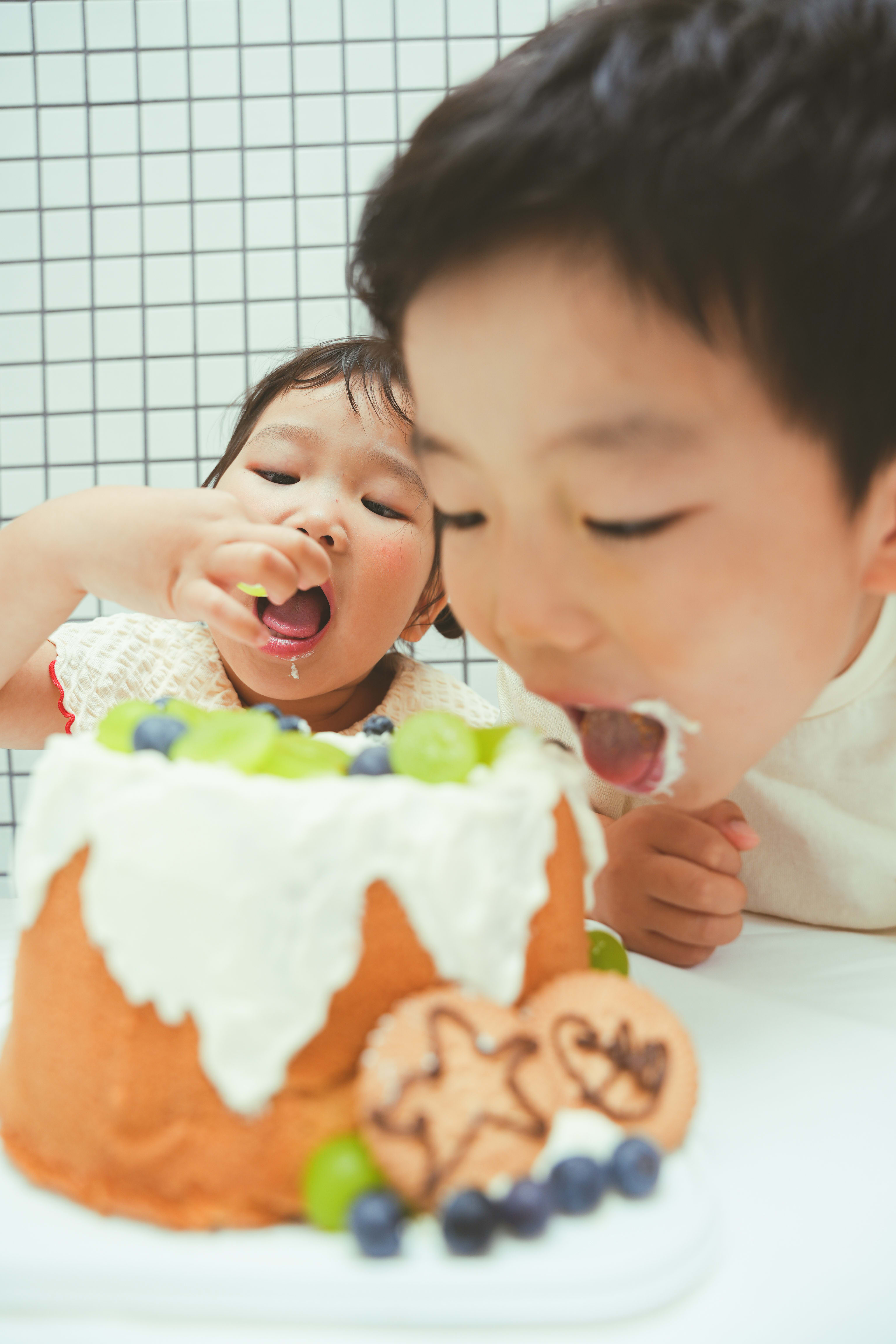 七五三前撮り　兄妹　写真スタジオ　なかもず