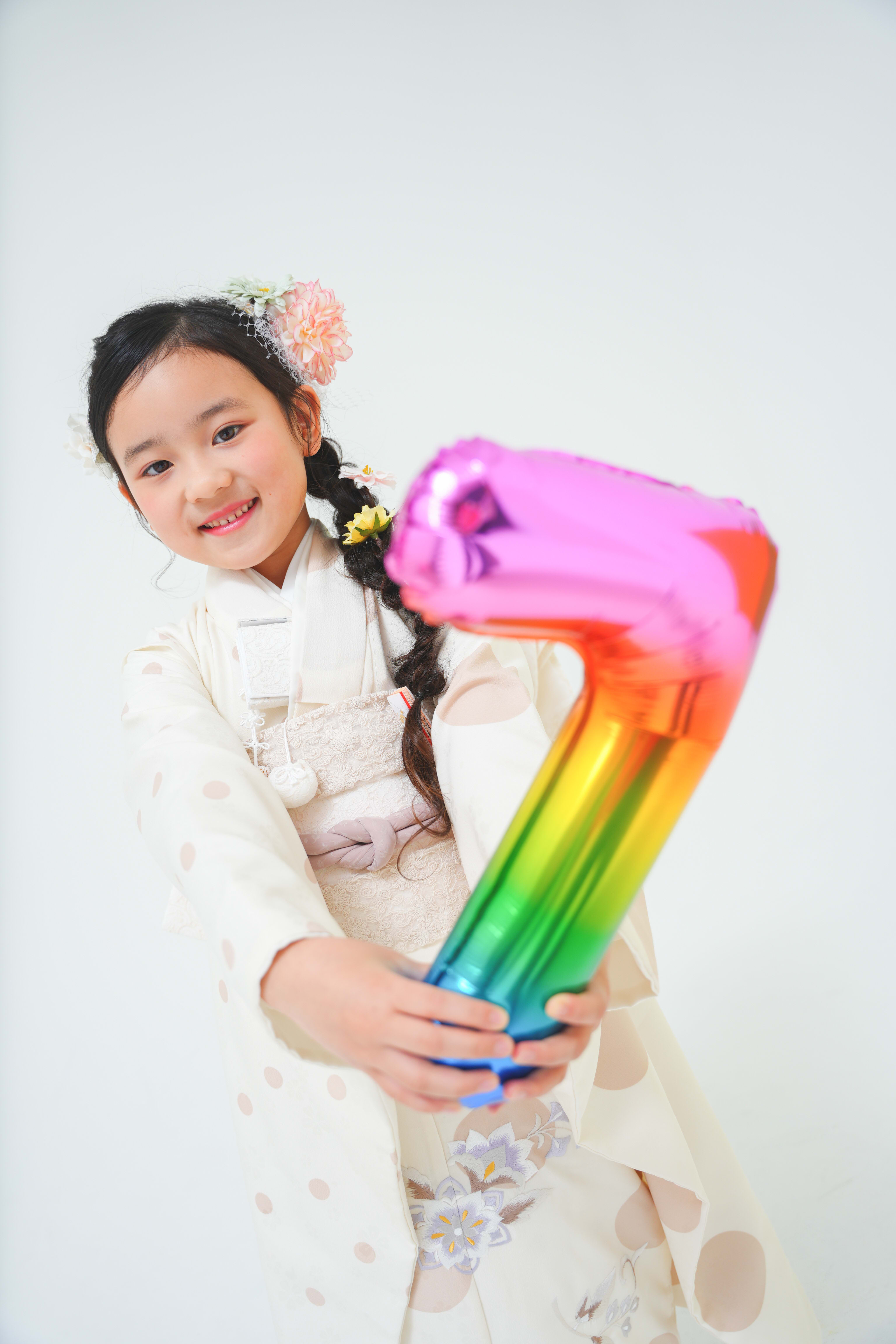 七五三　女の子　7歳　着物
