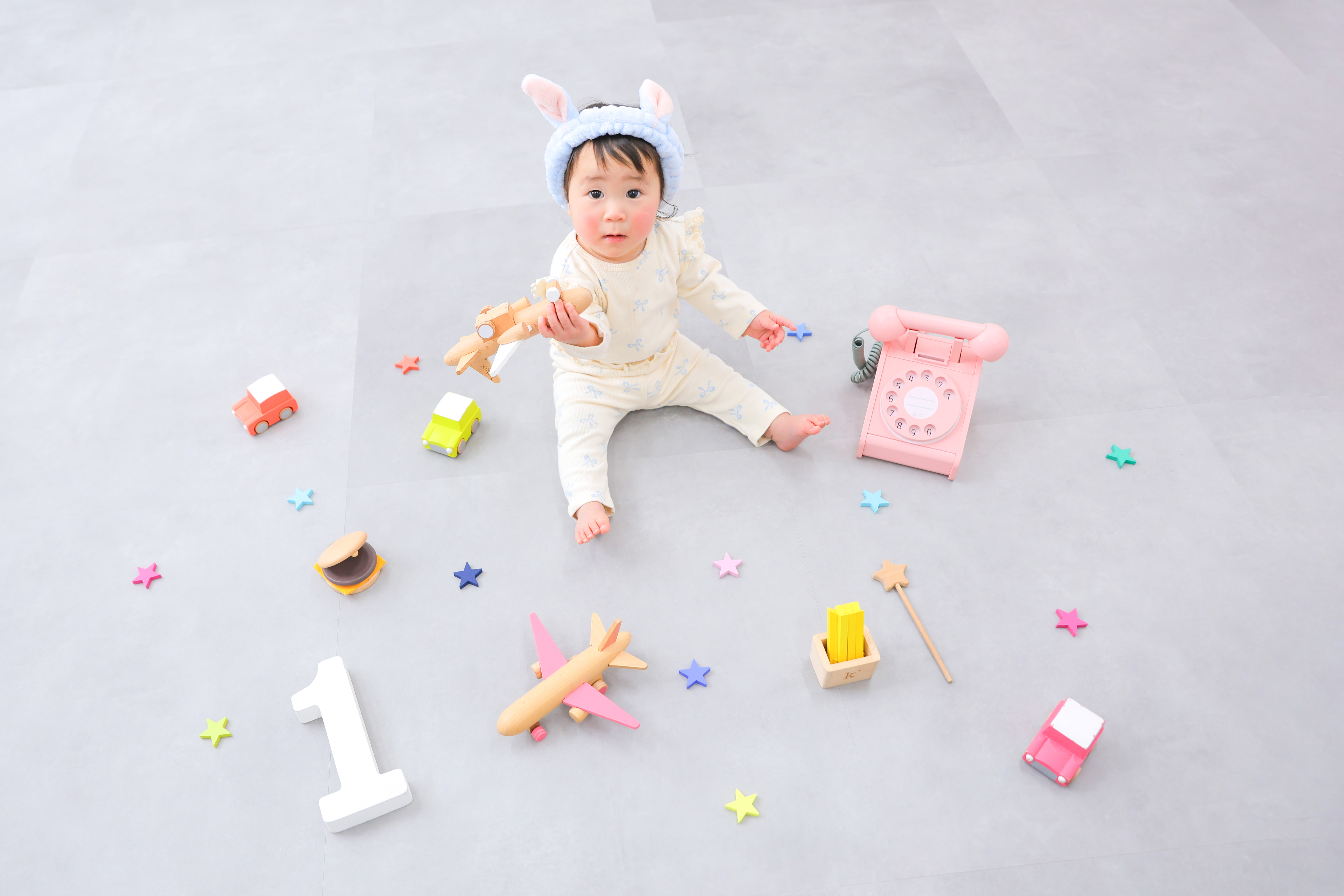 1歳女の子　1歳誕生日