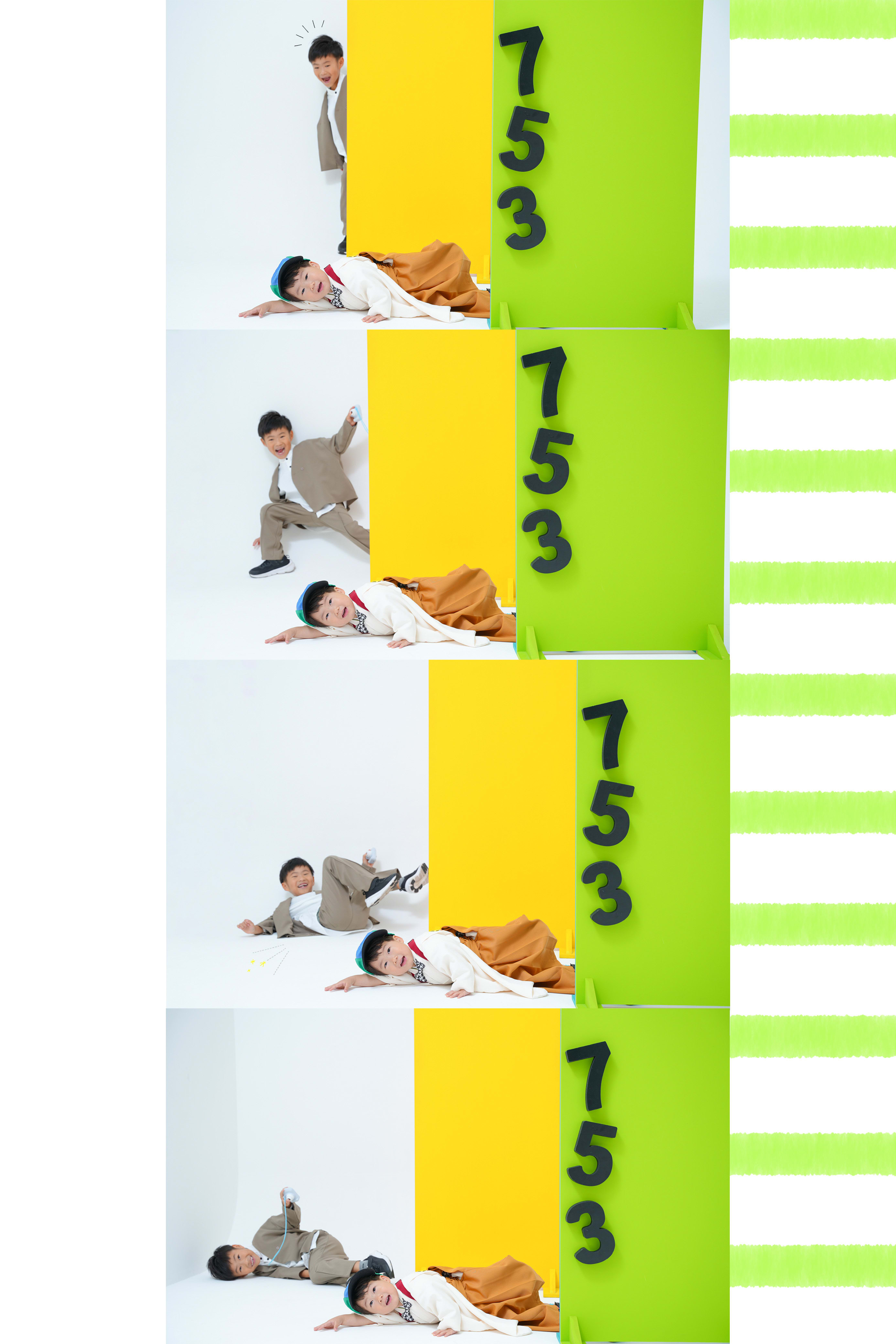 七五三　七五三撮影　753 753撮影　3歳男の子　男の子着物　　兄弟撮影　兄弟フォトキッズフォトスタジオ　フォトスタジオ　大阪フォトスタジオ　堺市フォトスタジオ　家族　家族撮影　家族フォト　ファミリー