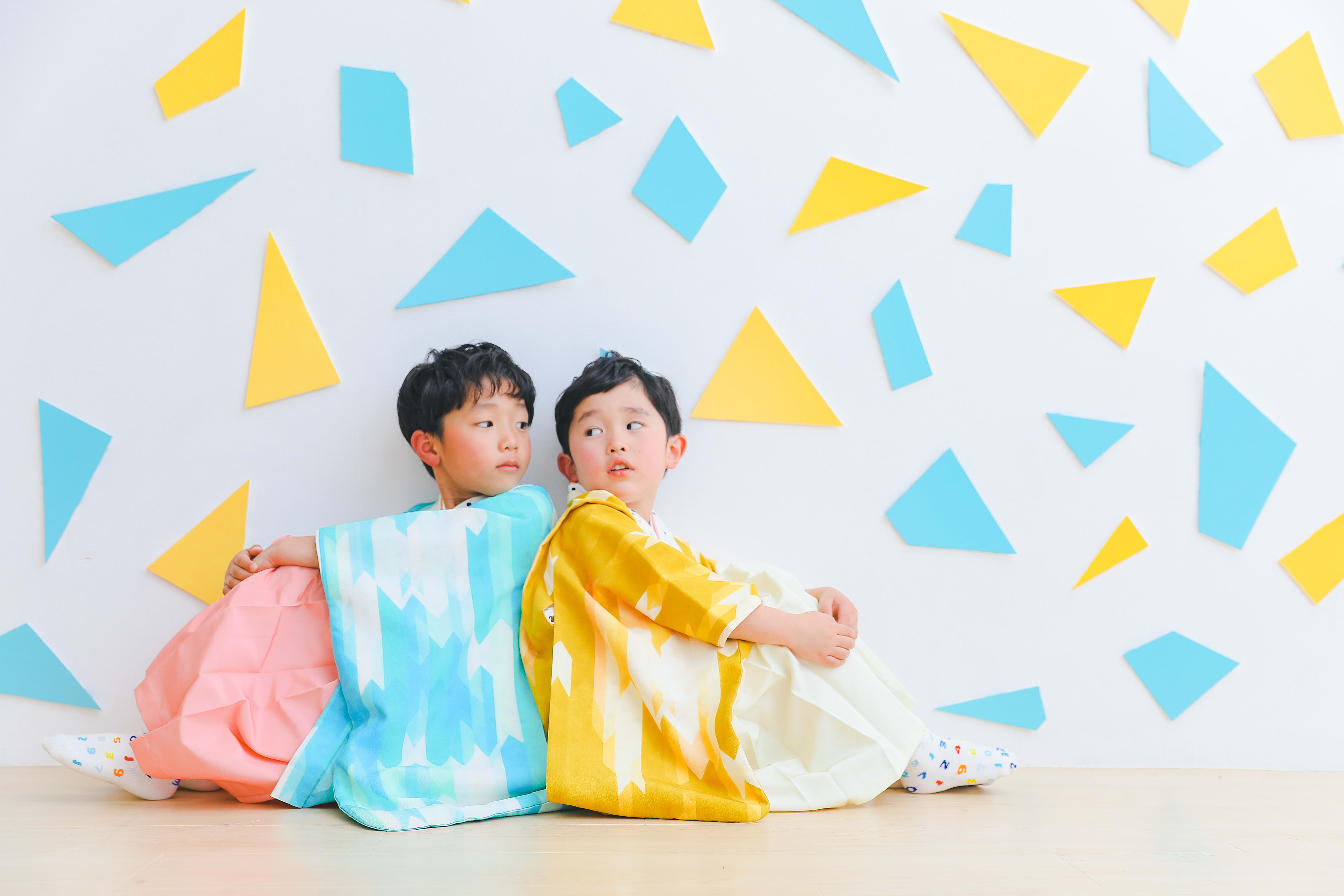 七五三　記念写真　兄弟フォト　キッズフォトハウス　HAPISTA