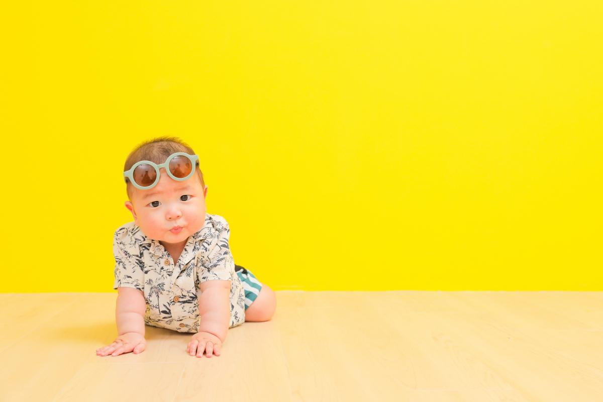 ベビー　赤ちゃん　記念日　お誕生日　メガネ　キッズフォトハウス　HAPISTA