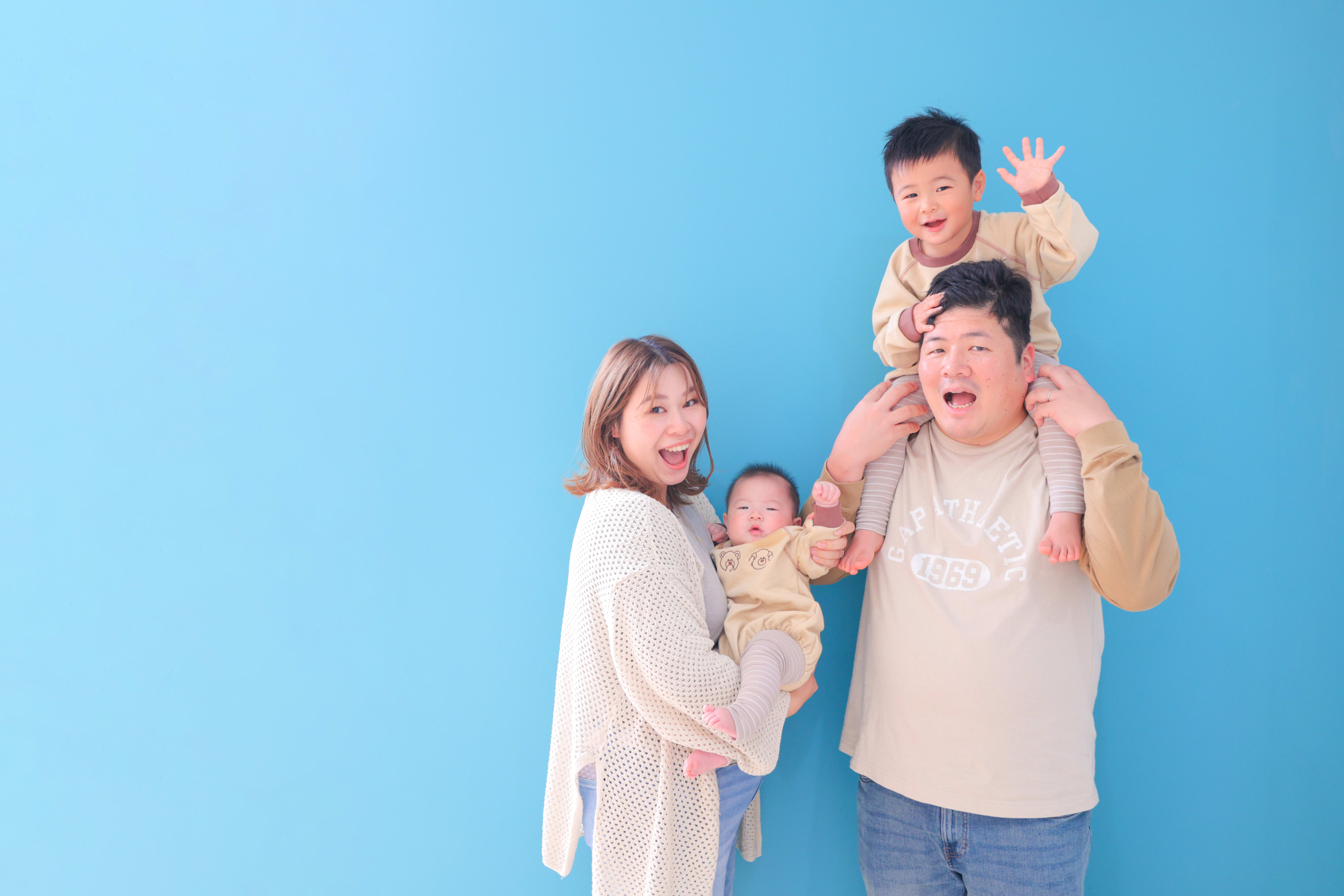 家族写真　兄弟写真