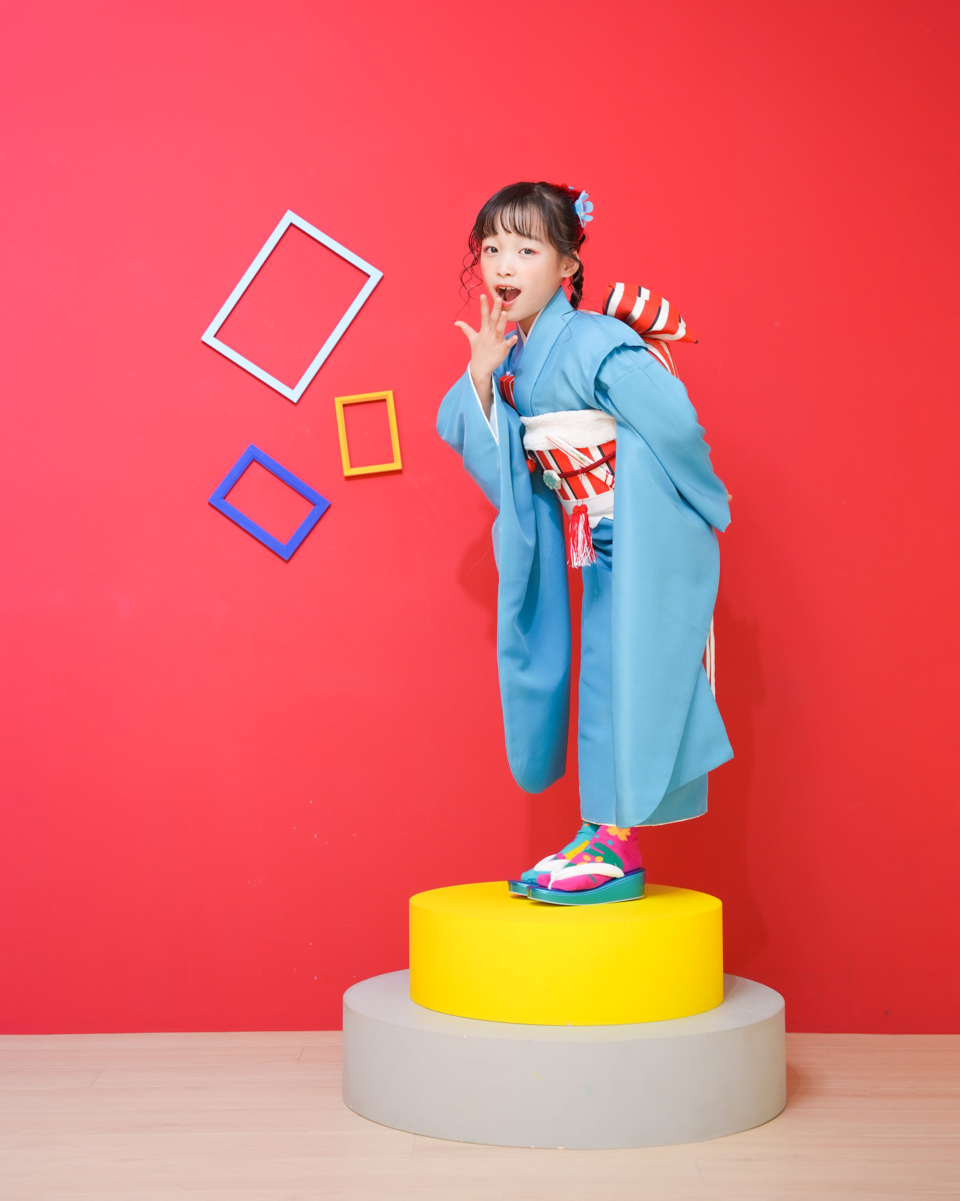 七五三　7歳　女の子　着物