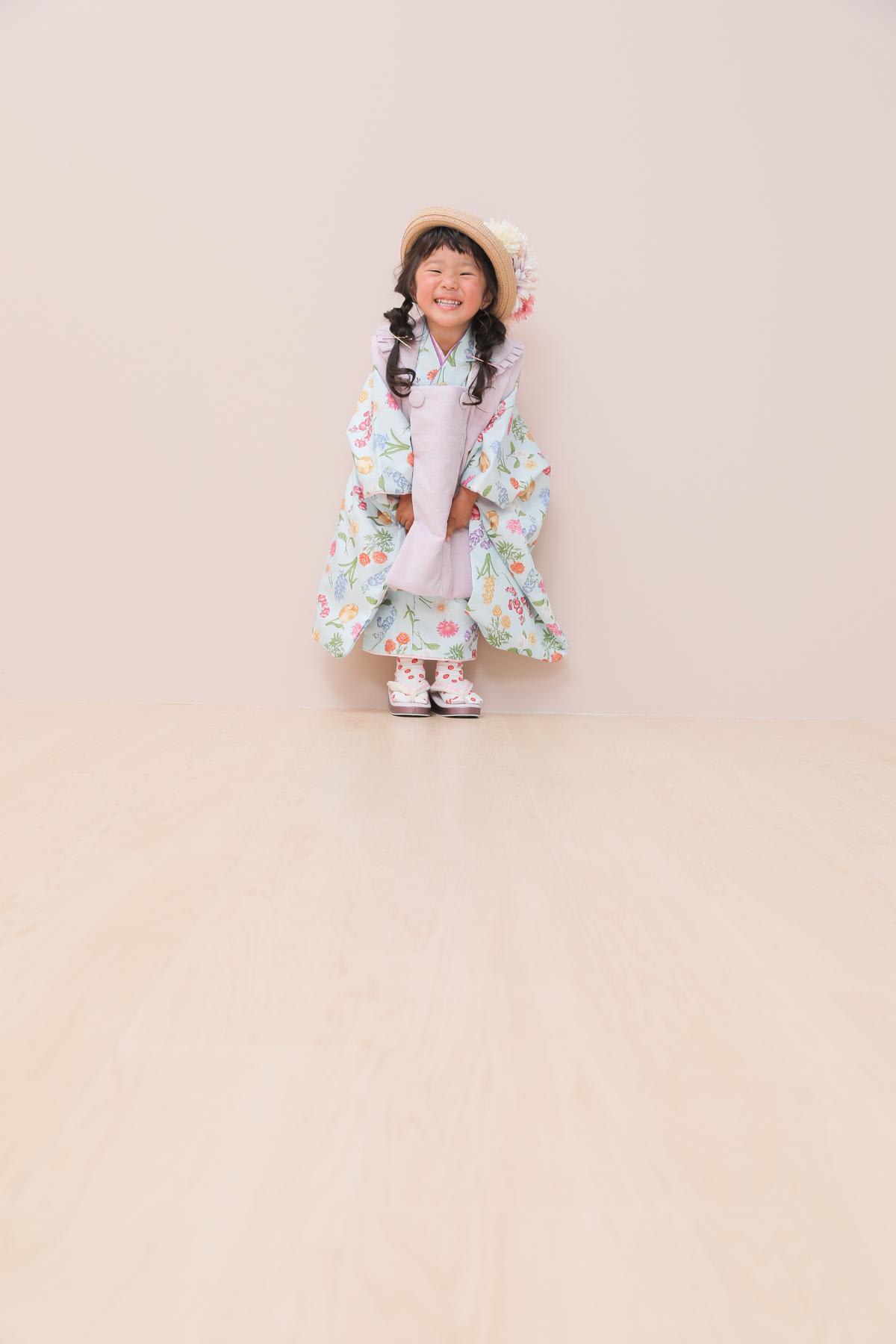 七五三　記念写真　女の子　キッズフォトハウス　HAPISTA