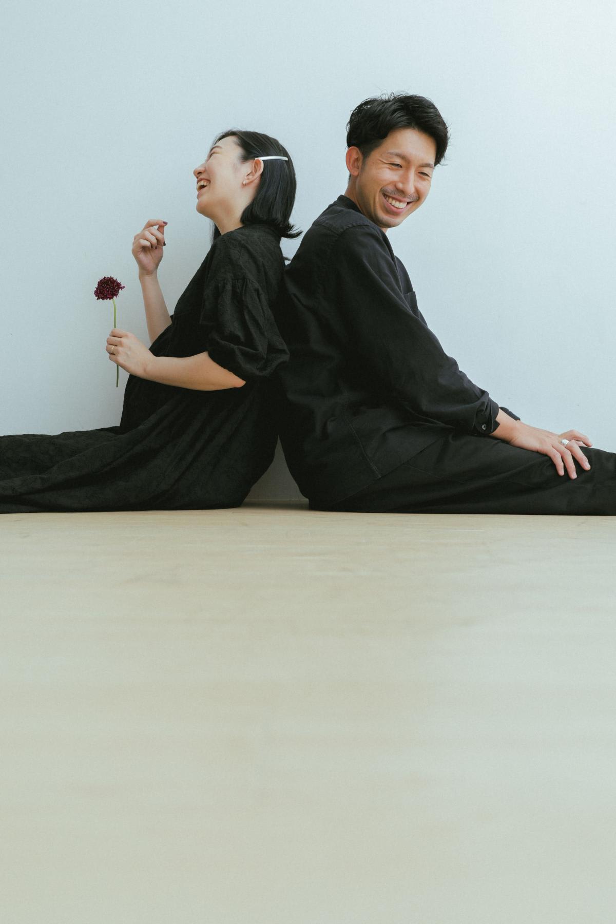 ファミリー　家族写真　マタニティ　カラフル　フォトスタジオ　ハピスタ　