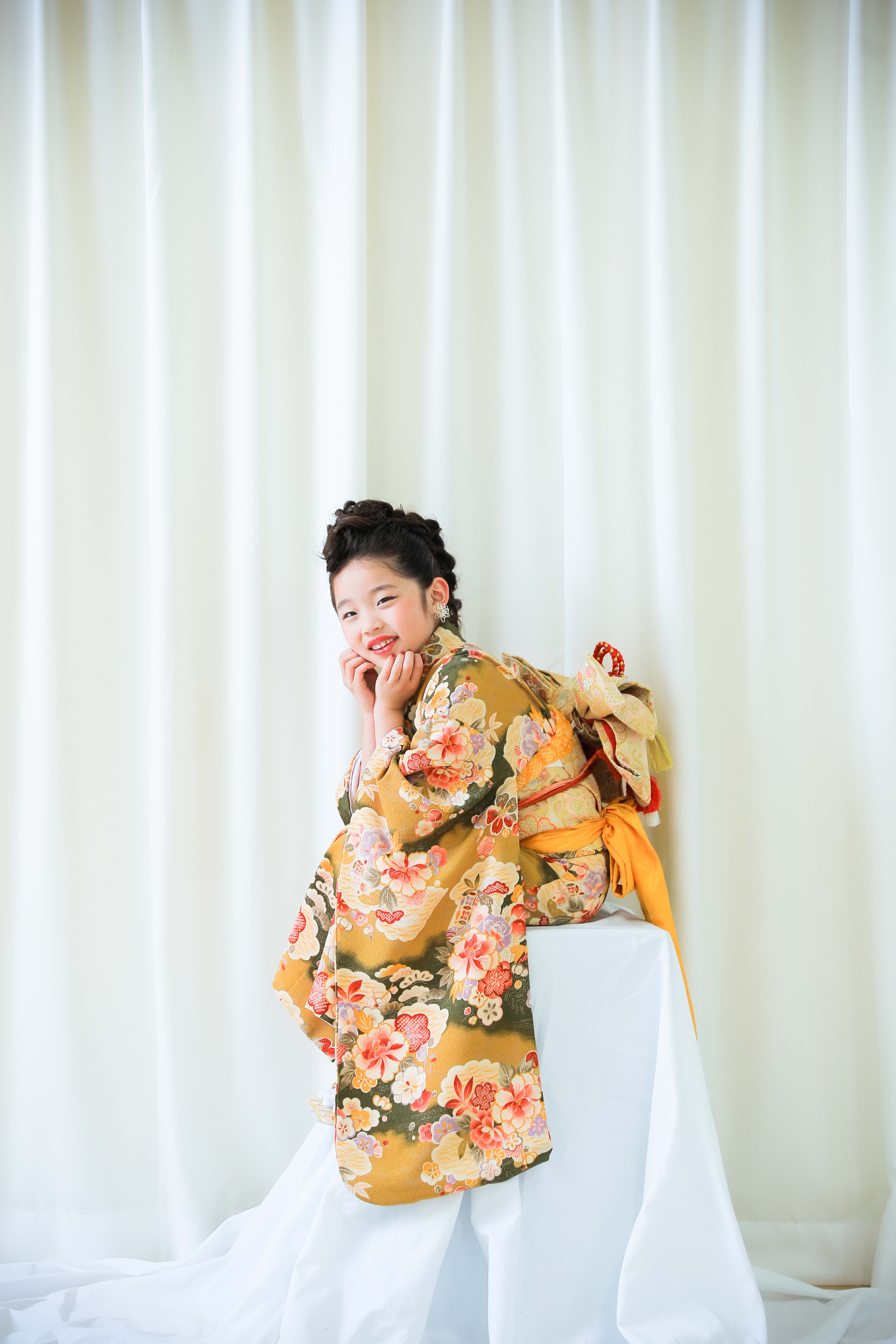 七五三　バースデー　キッズ写真 　ハピスタ