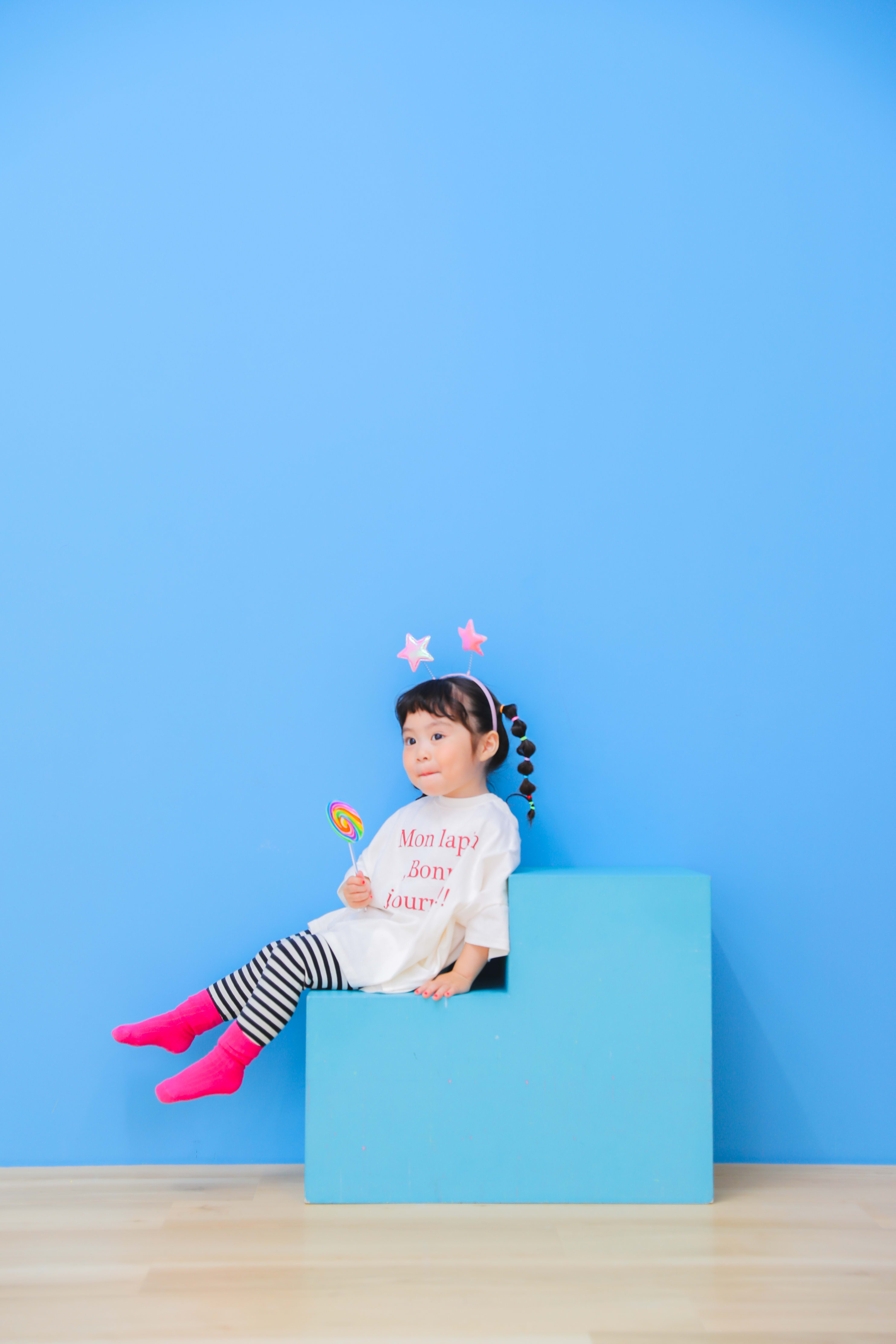 七五三撮影　七五三前撮り　３歳女の子　３歳七五三　オリジナル着物