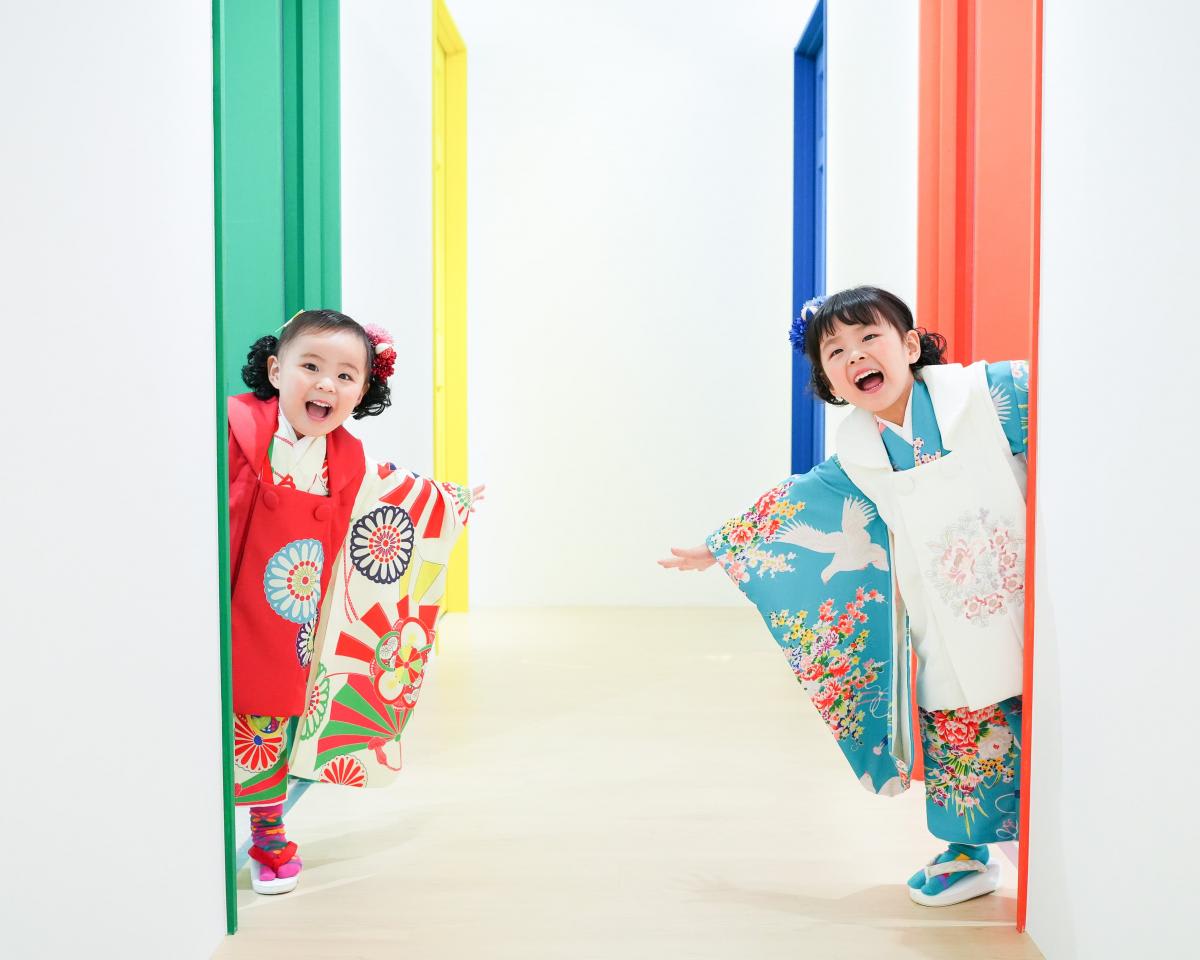 七五三　記念写真　女の子　キッズフォトハウス　HAPISTA