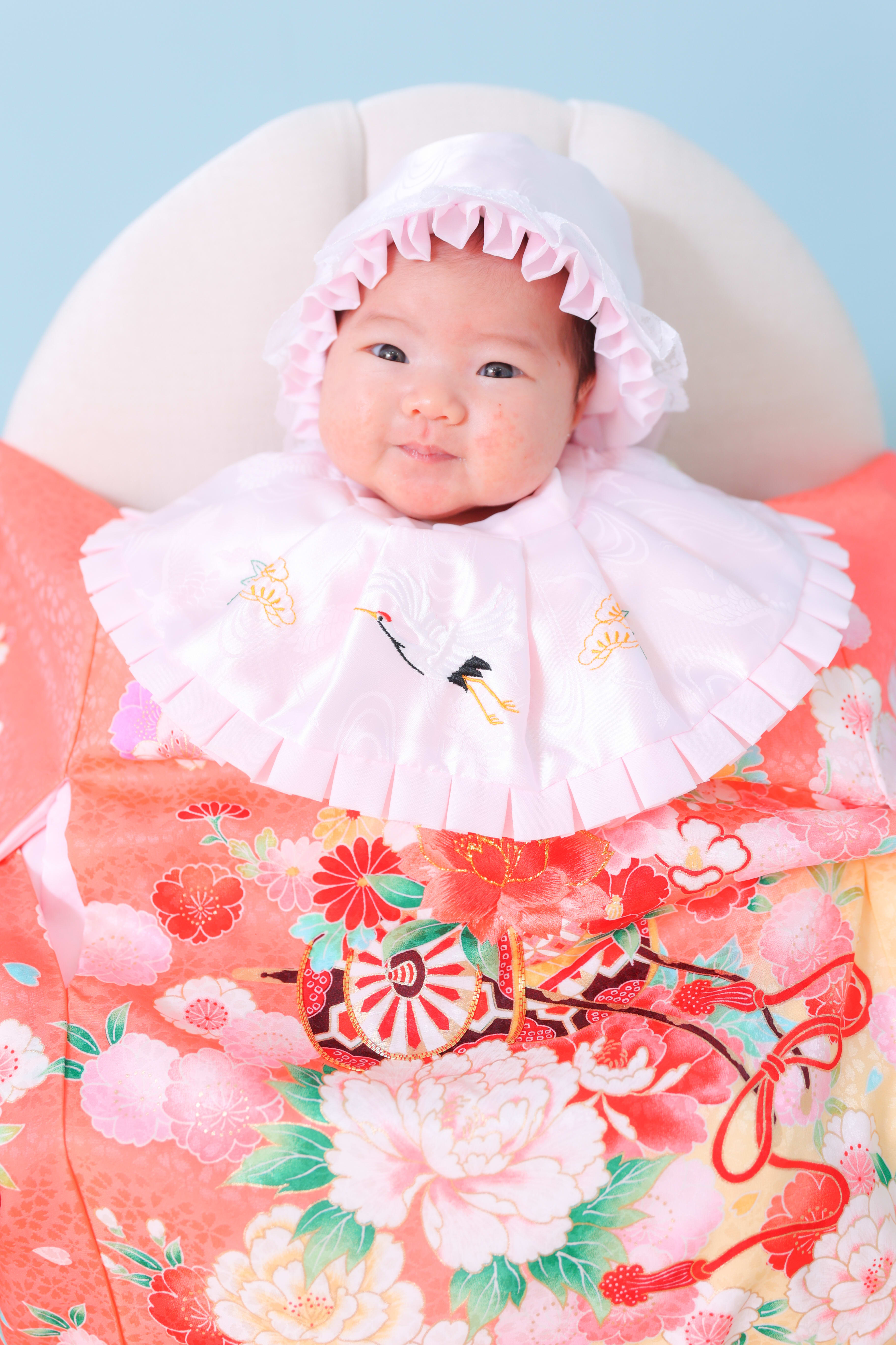 お宮参り　記念写真　赤ちゃん　キッズ写真　ハピスタ