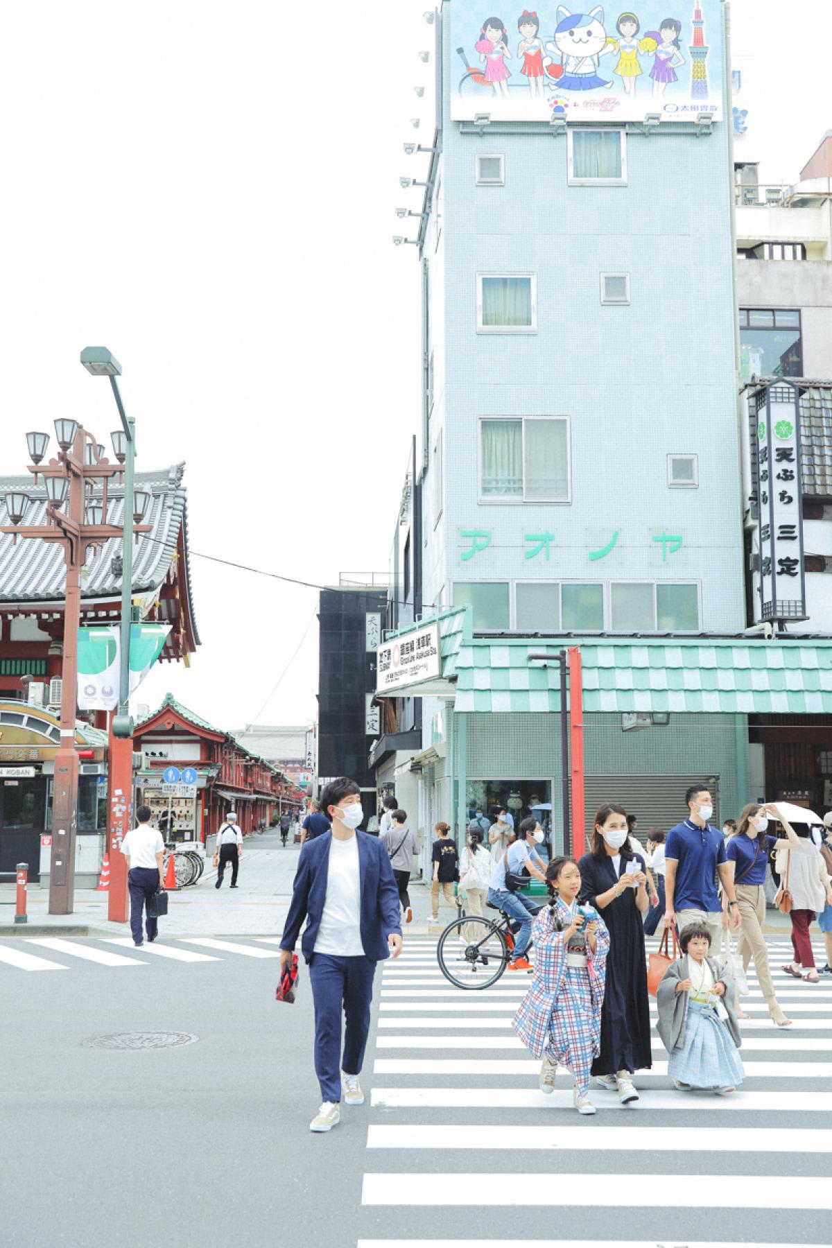 七五三　記念写真　男の子　女の子　姉弟フォト　家族写真　ロケキッズフォトハウス　HAPISTA