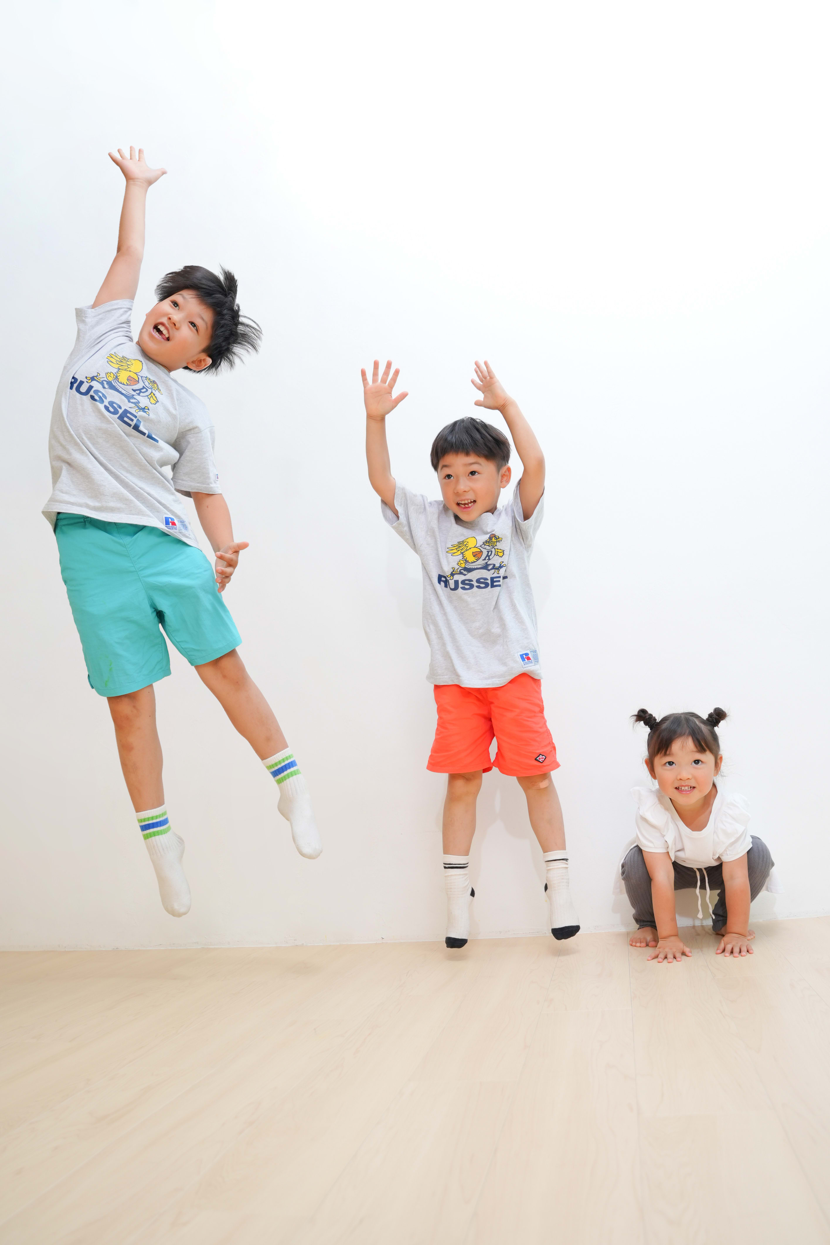 兄弟写真　3兄弟　家族写真