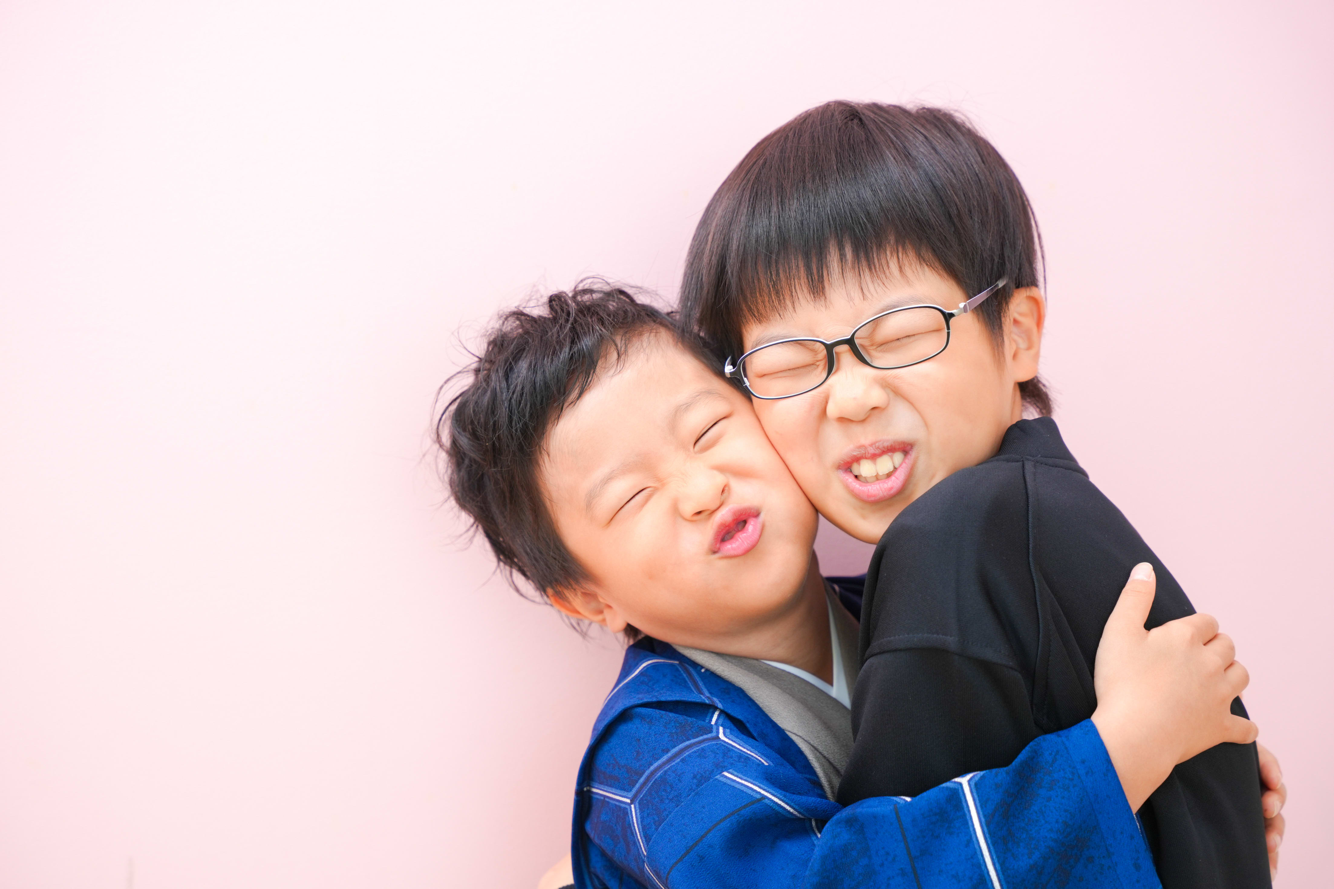 5歳男の子　753 七五三　兄弟