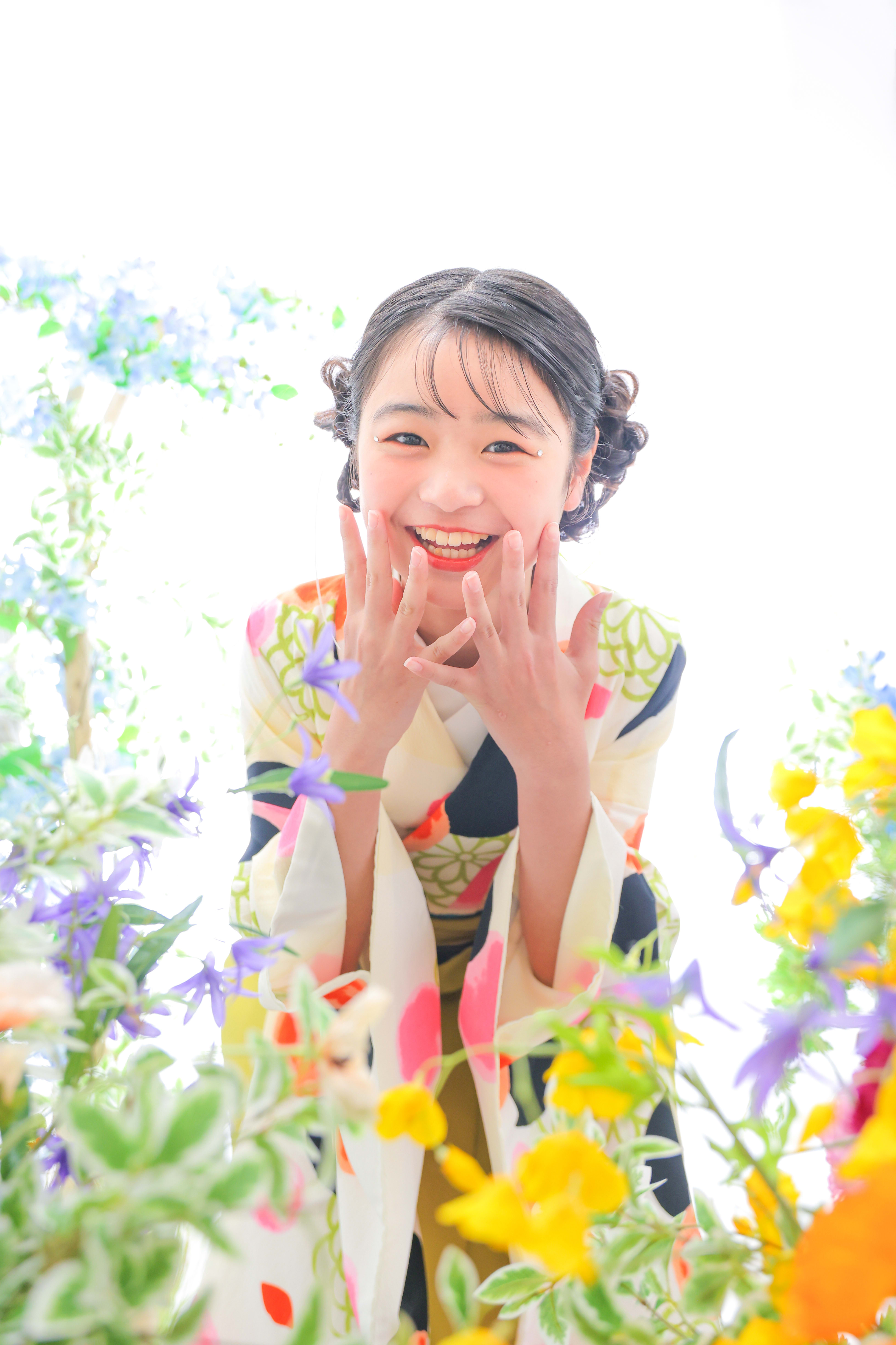 10歳女の子　2分の1成人式