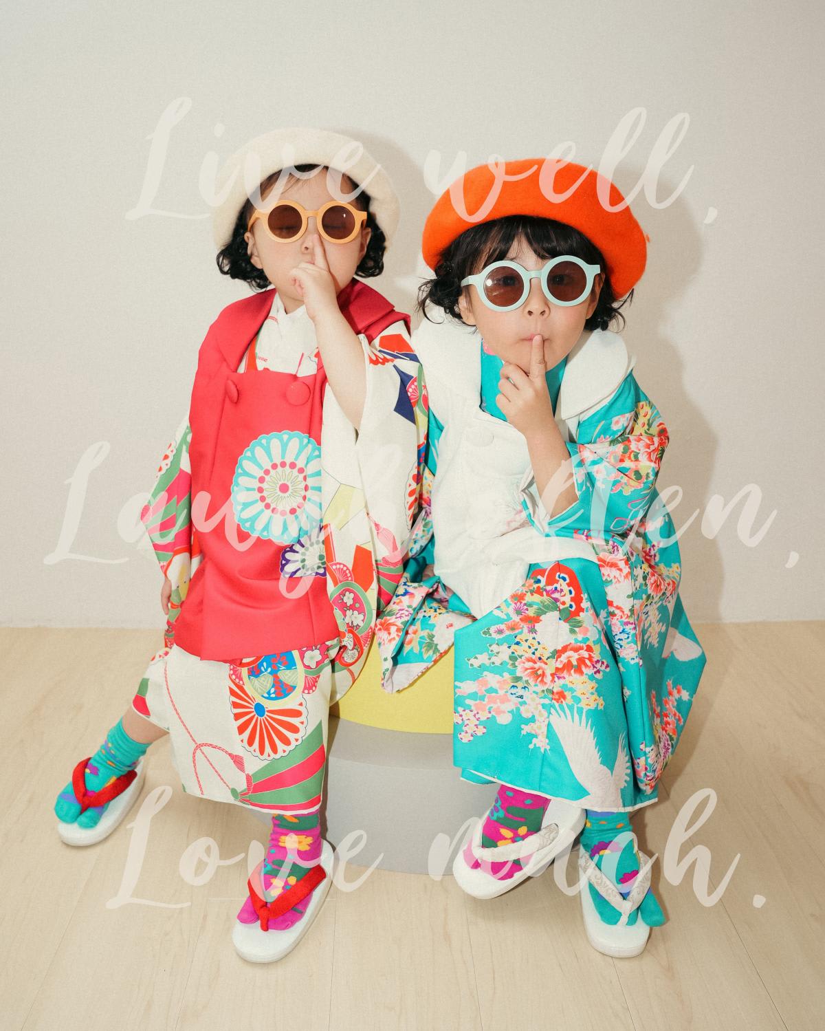 七五三　記念写真　兄弟フォト　キッズフォトハウス　HAPISTA