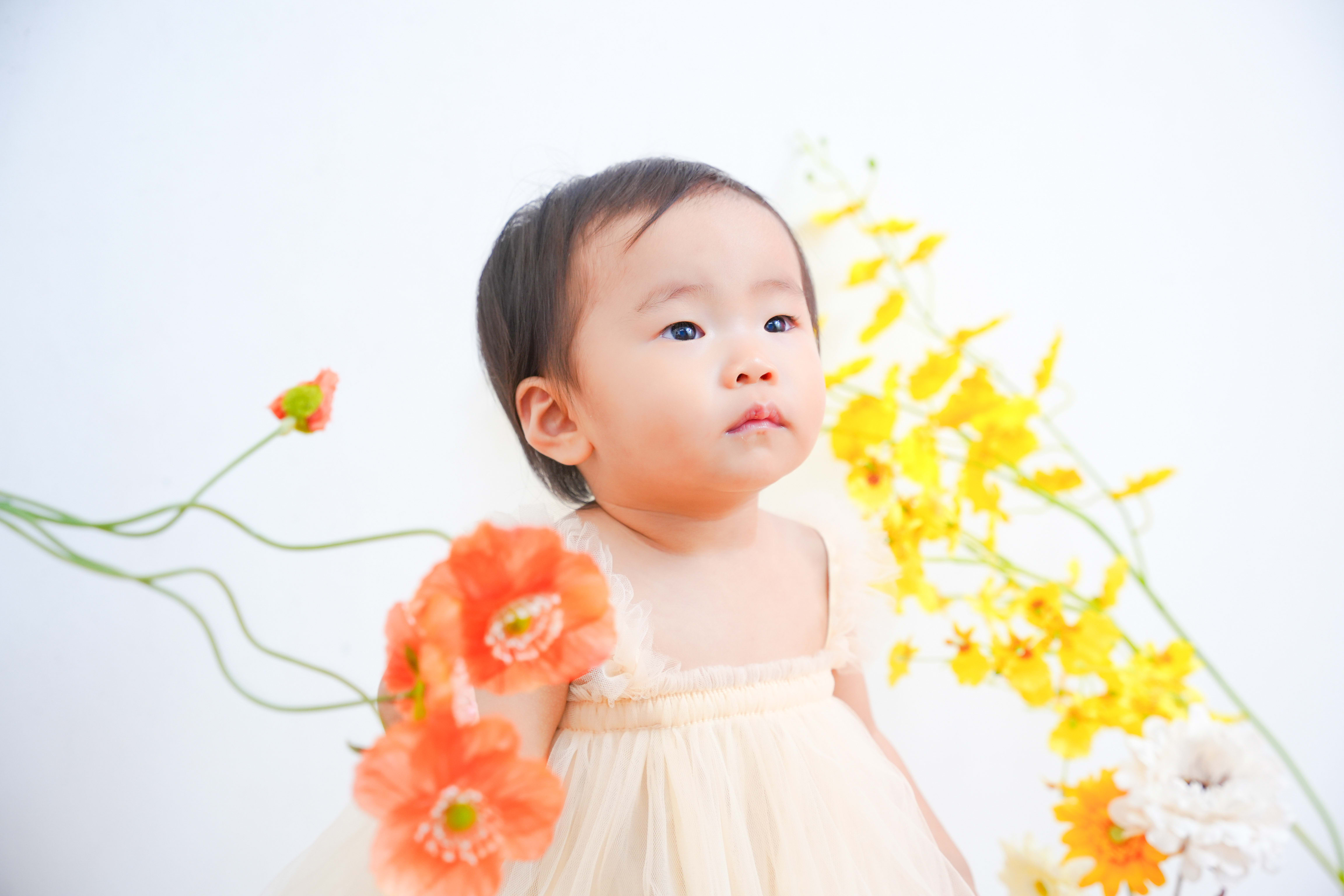 1歳女の子　1歳誕生日
