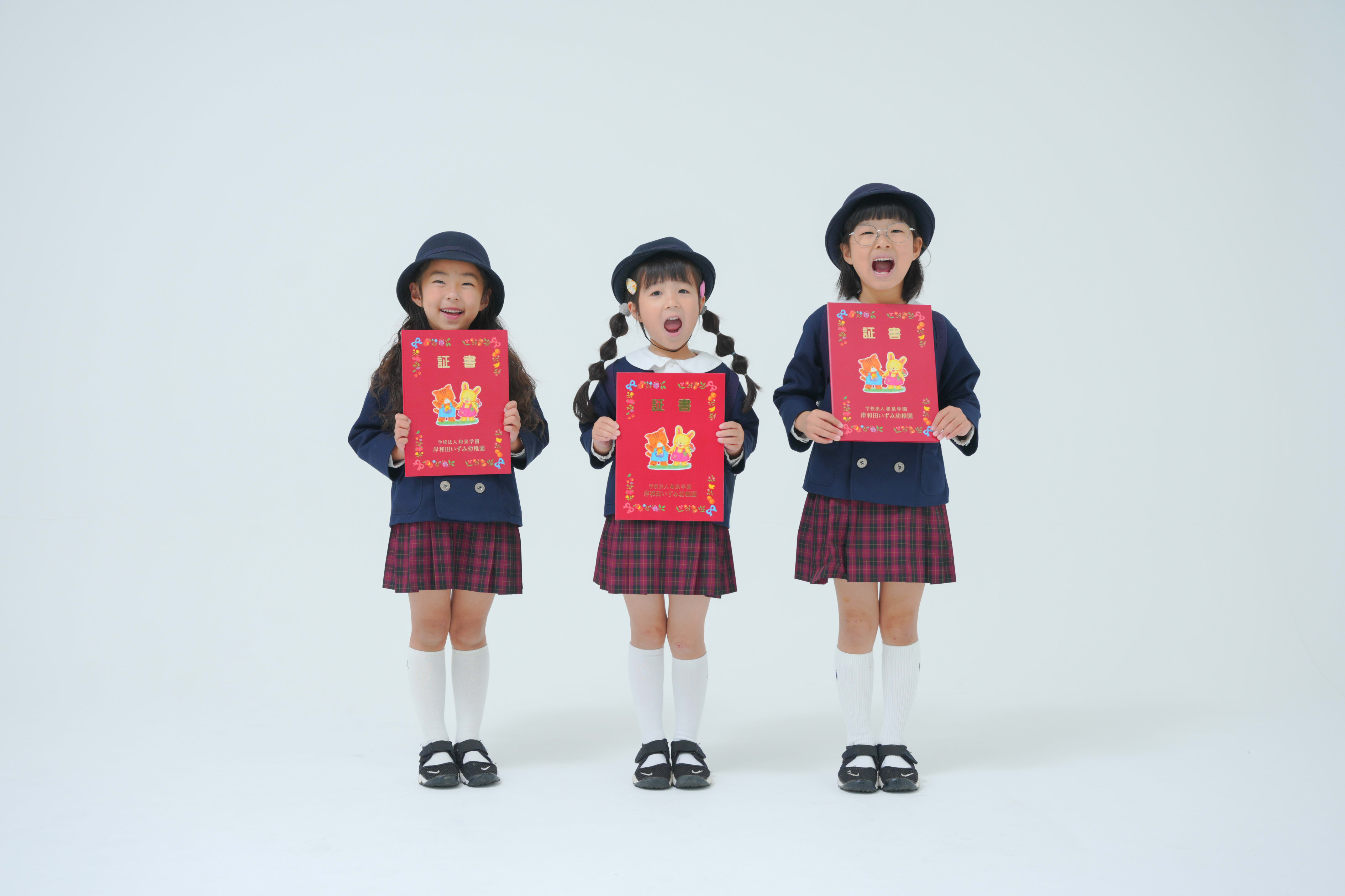 卒園　女の子　制服　帽子