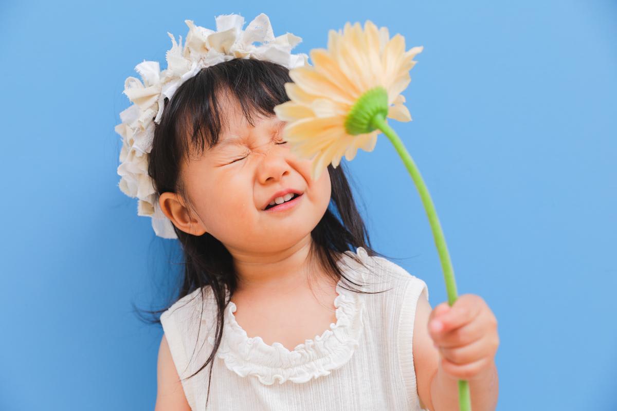バースデー　お誕生日　女の子　お花　キッズ写真　HAPISTA