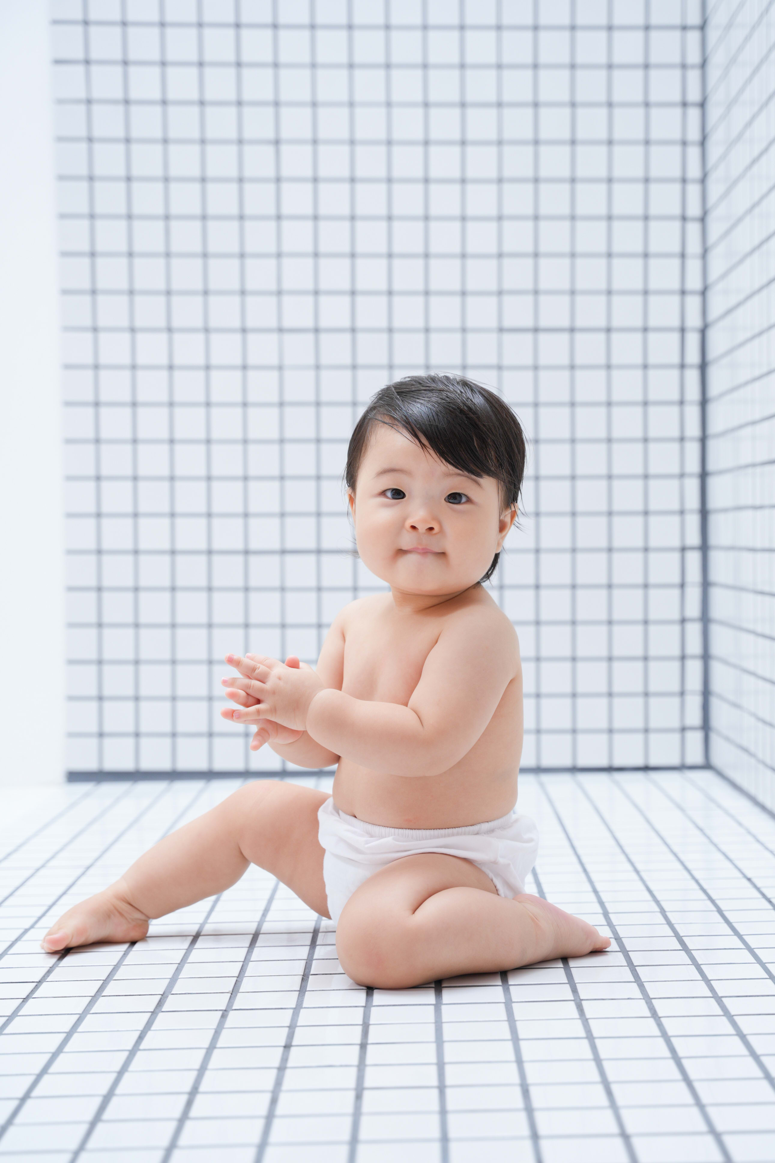 1歳　お誕生日　女の子　家族写真