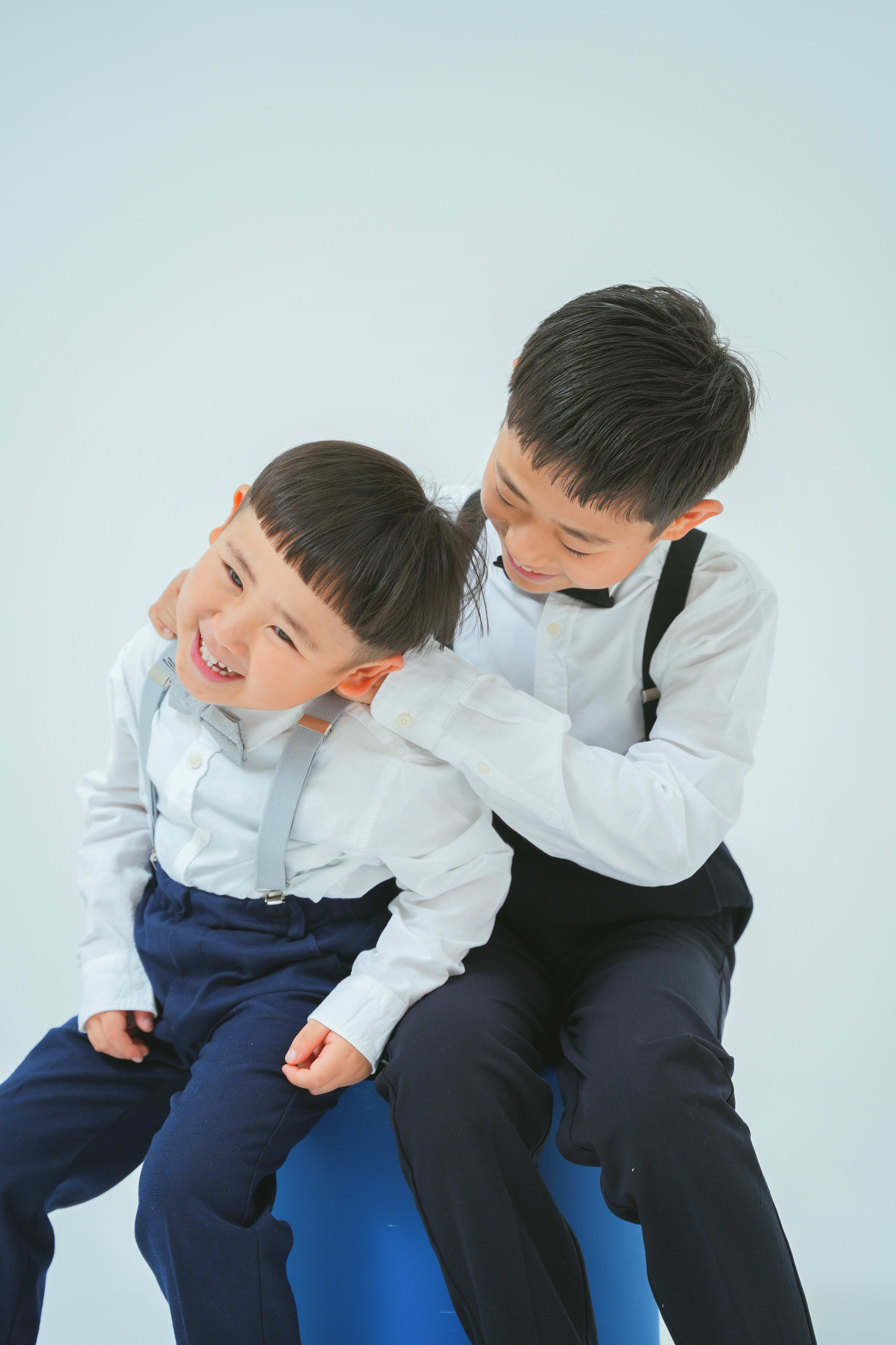 誕生日　誕生日撮影　バースデー　バースデーフォト　バースデー撮影　持込衣装　キッズフォトスタジオ　大阪フォトスタジオ　フォトスタジオ　堺市フォトスタジオ　　兄弟