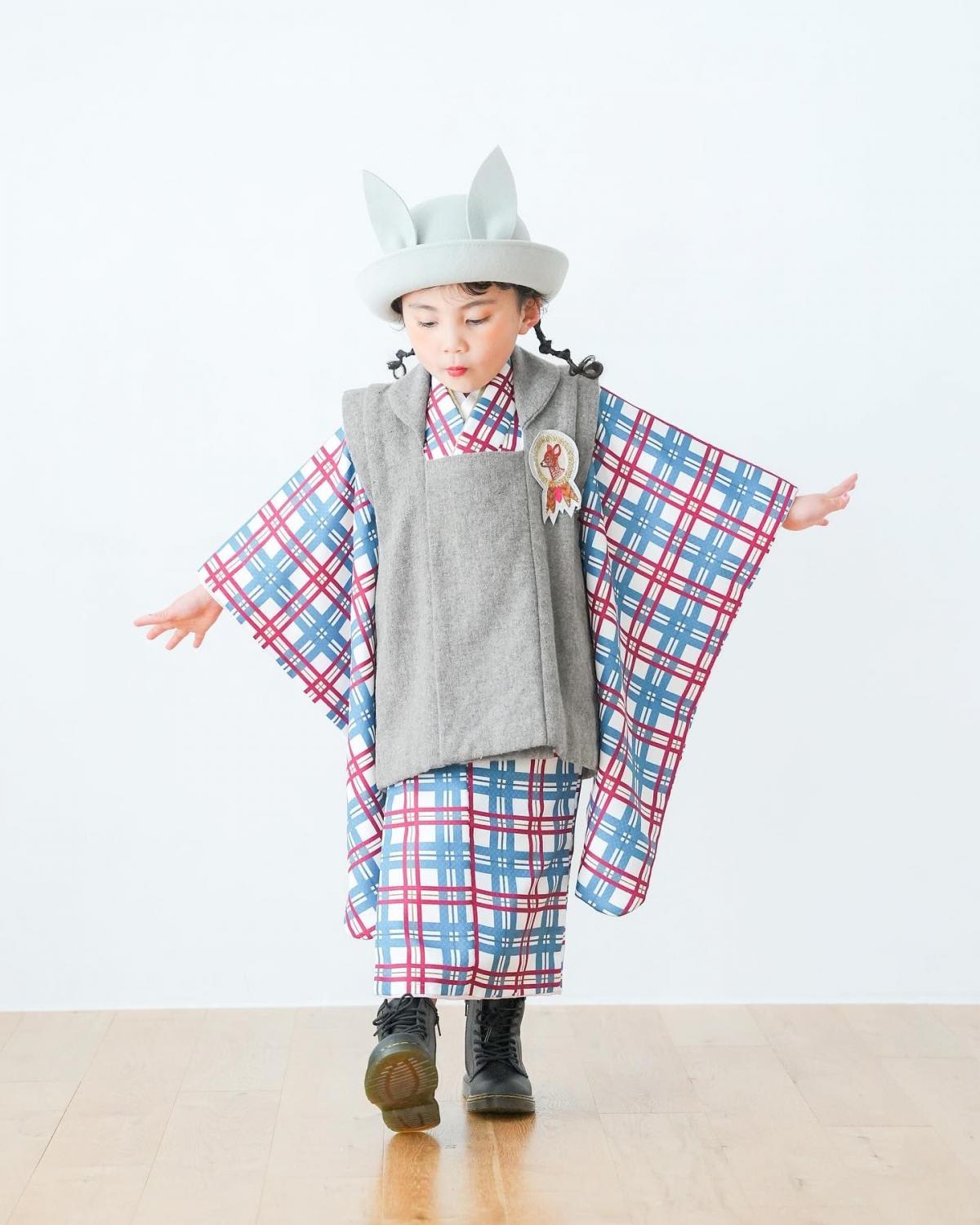 七五三　記念写真　3才女の子　キッズフォトハウス　HAPISTA