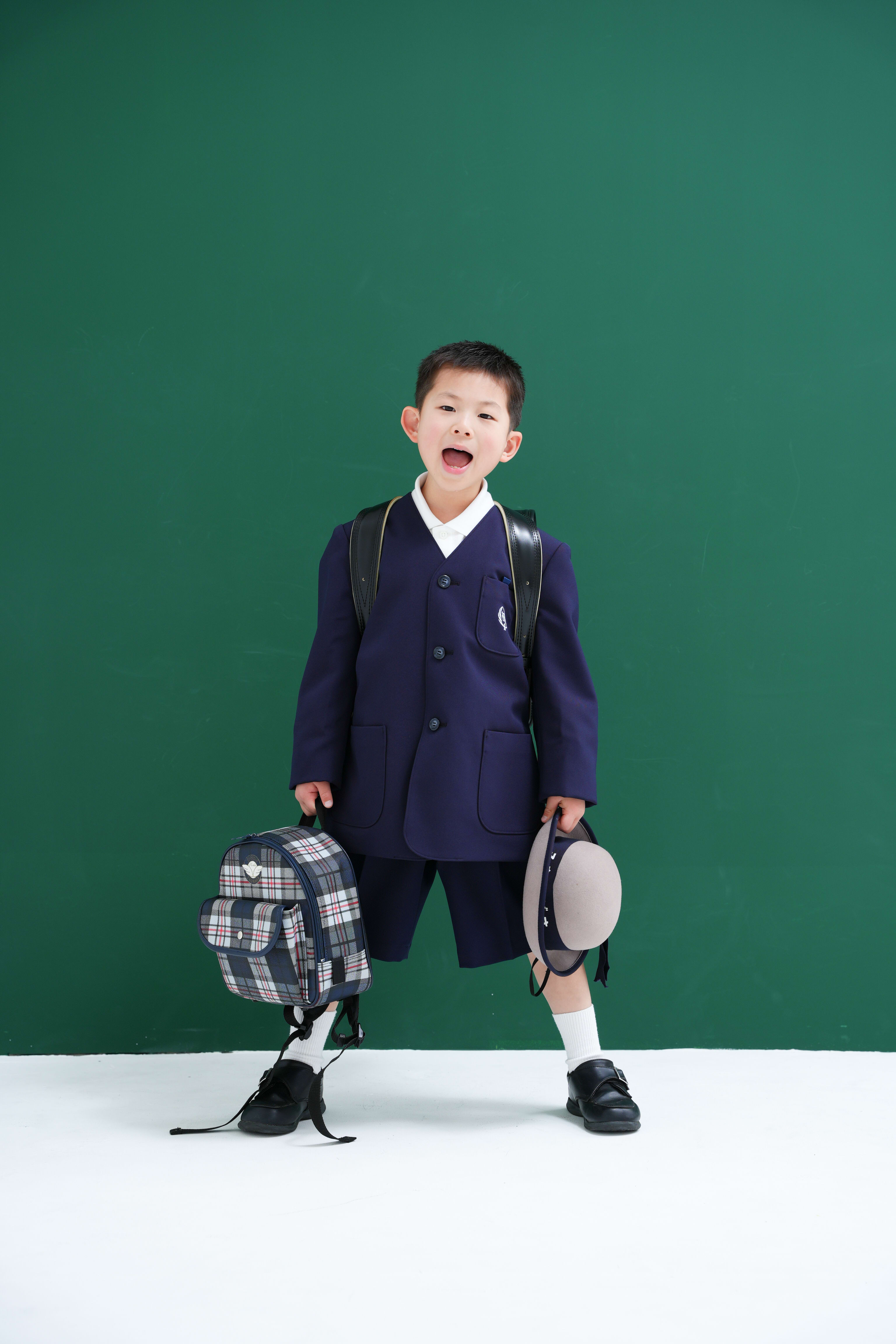 入学　男の子　制服　帽子