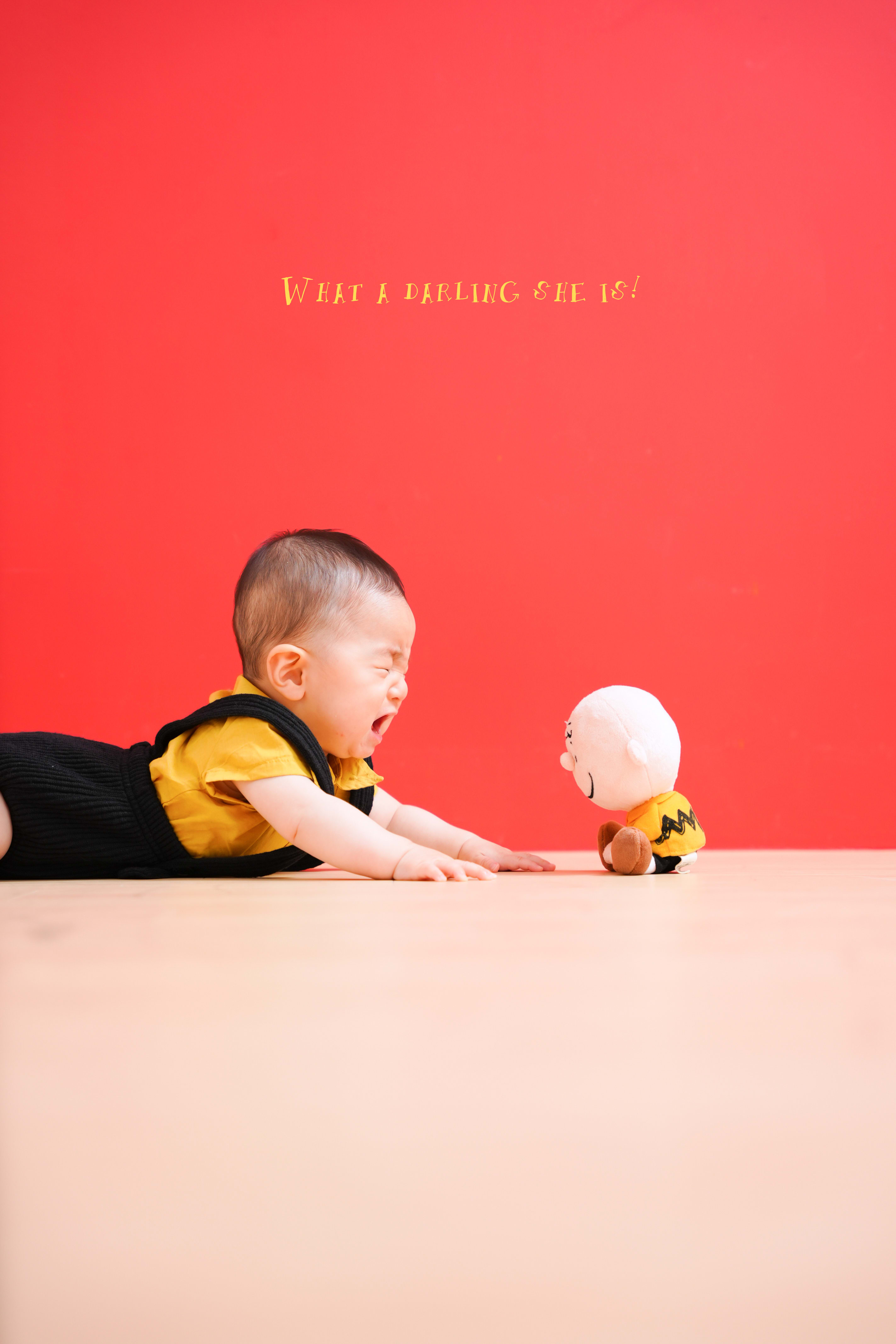  可愛い 赤ちゃん バースデー ハーフバースデー