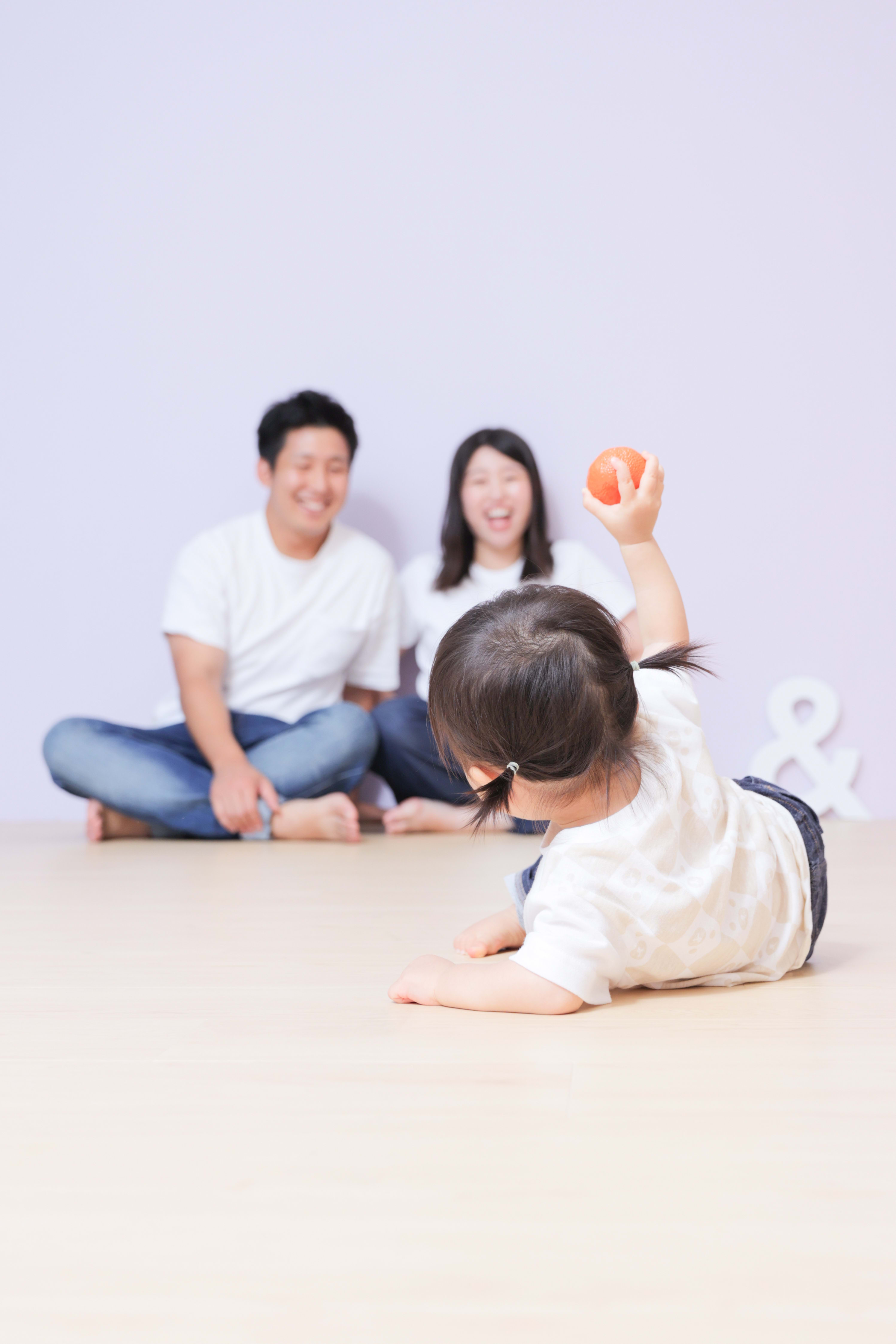 1歳女の子　1歳誕生日