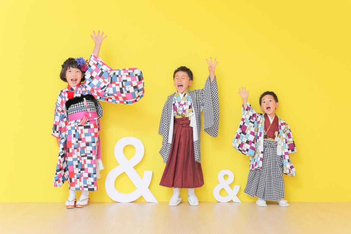 七五三　記念写真　男の子　女の子　キッズフォトハウス　HAPISTA