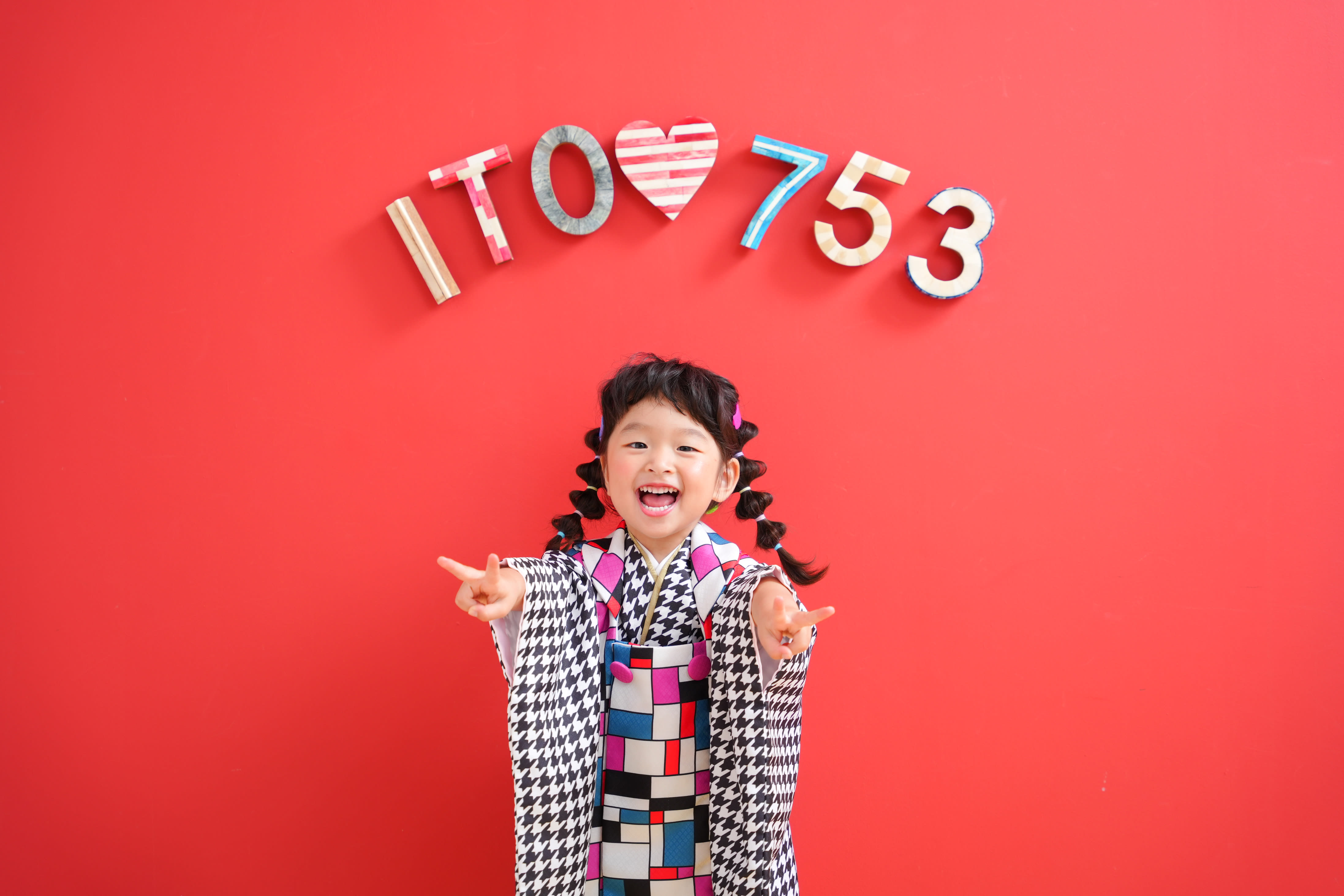 3歳女の子　753 七五三