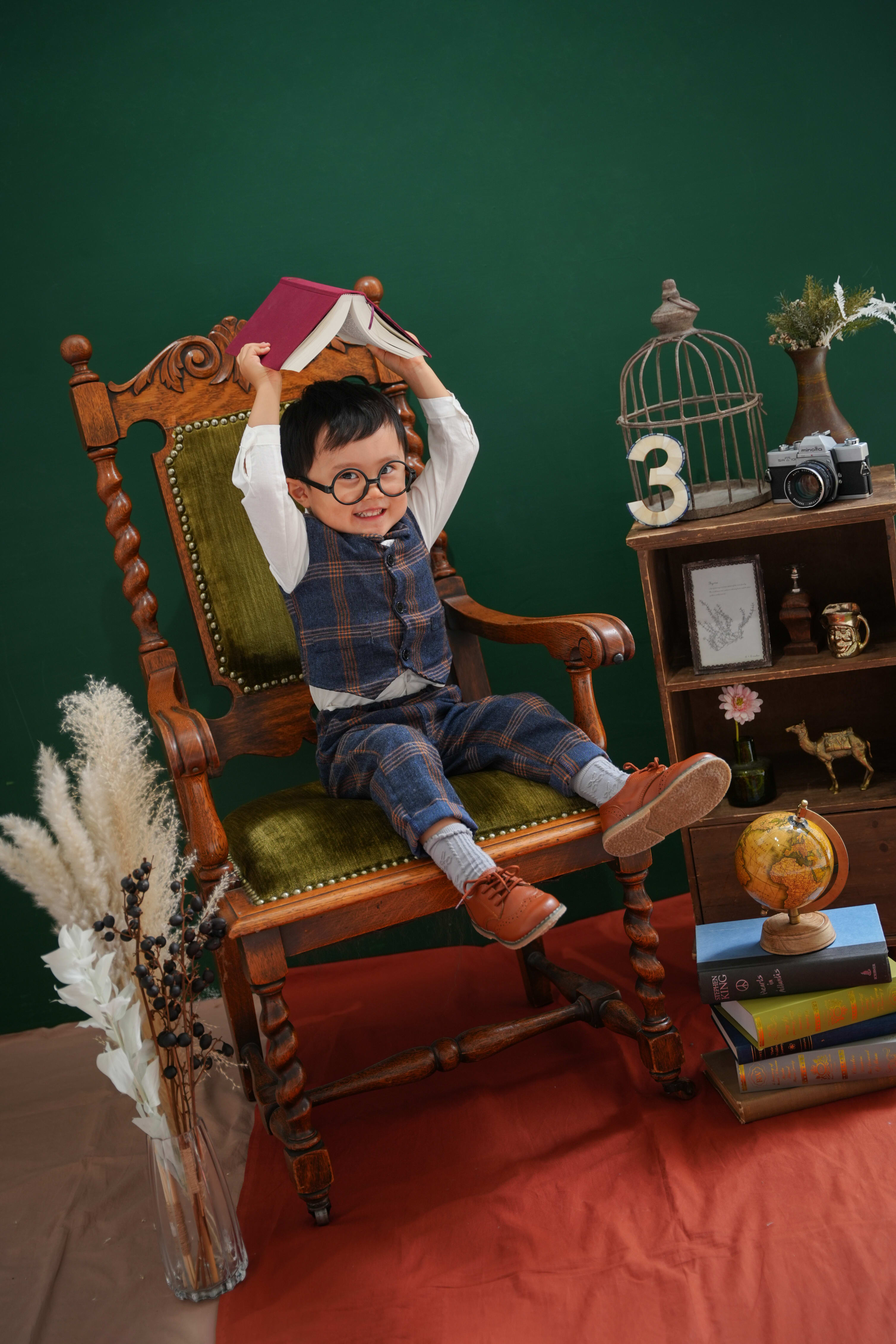 誕生日　3歳誕生日　男の子　誕生日フォト　なかもず　中百舌鳥　堺市フォトスタジオ