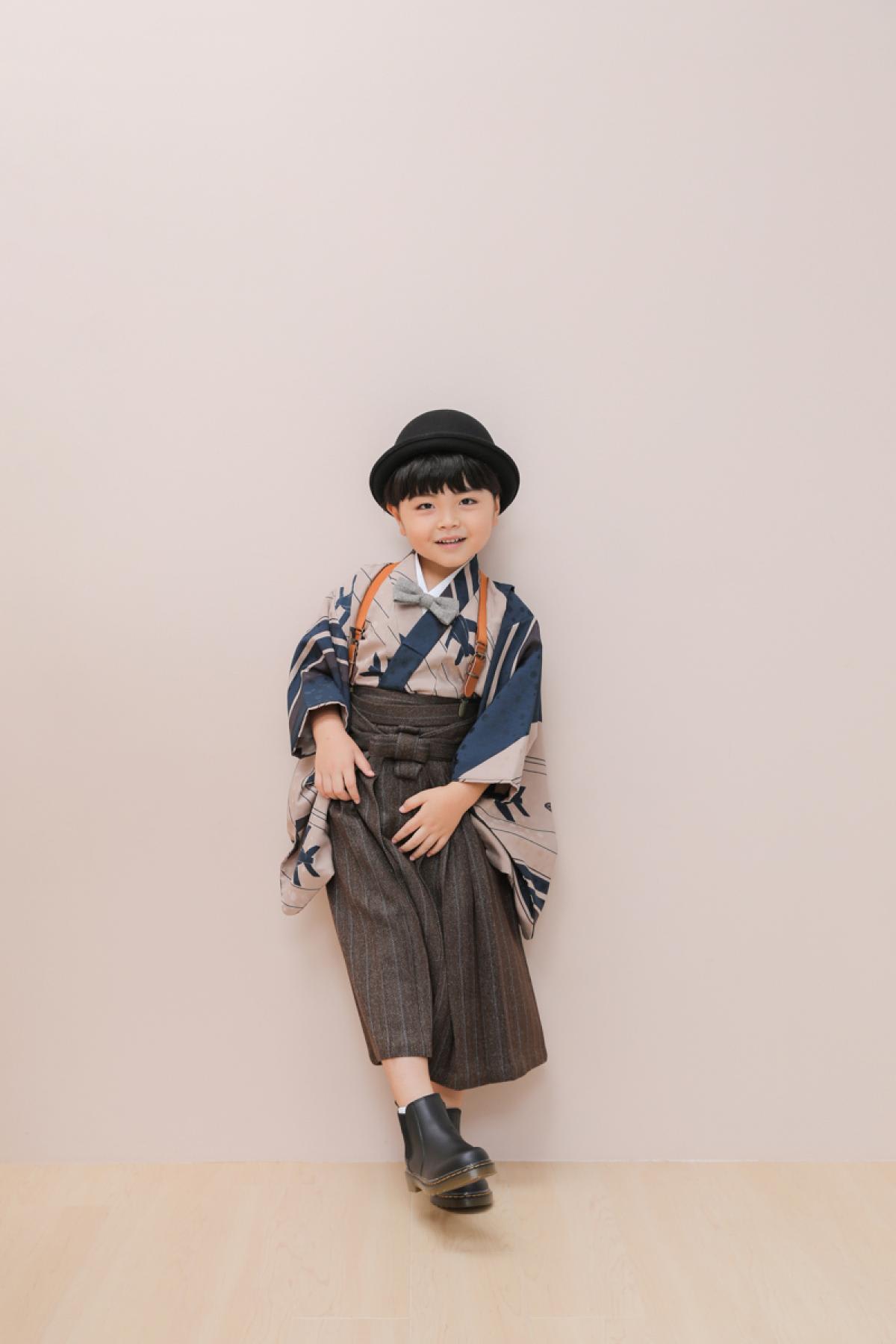 七五三　男の子　キッズ写真 　ハピスタ