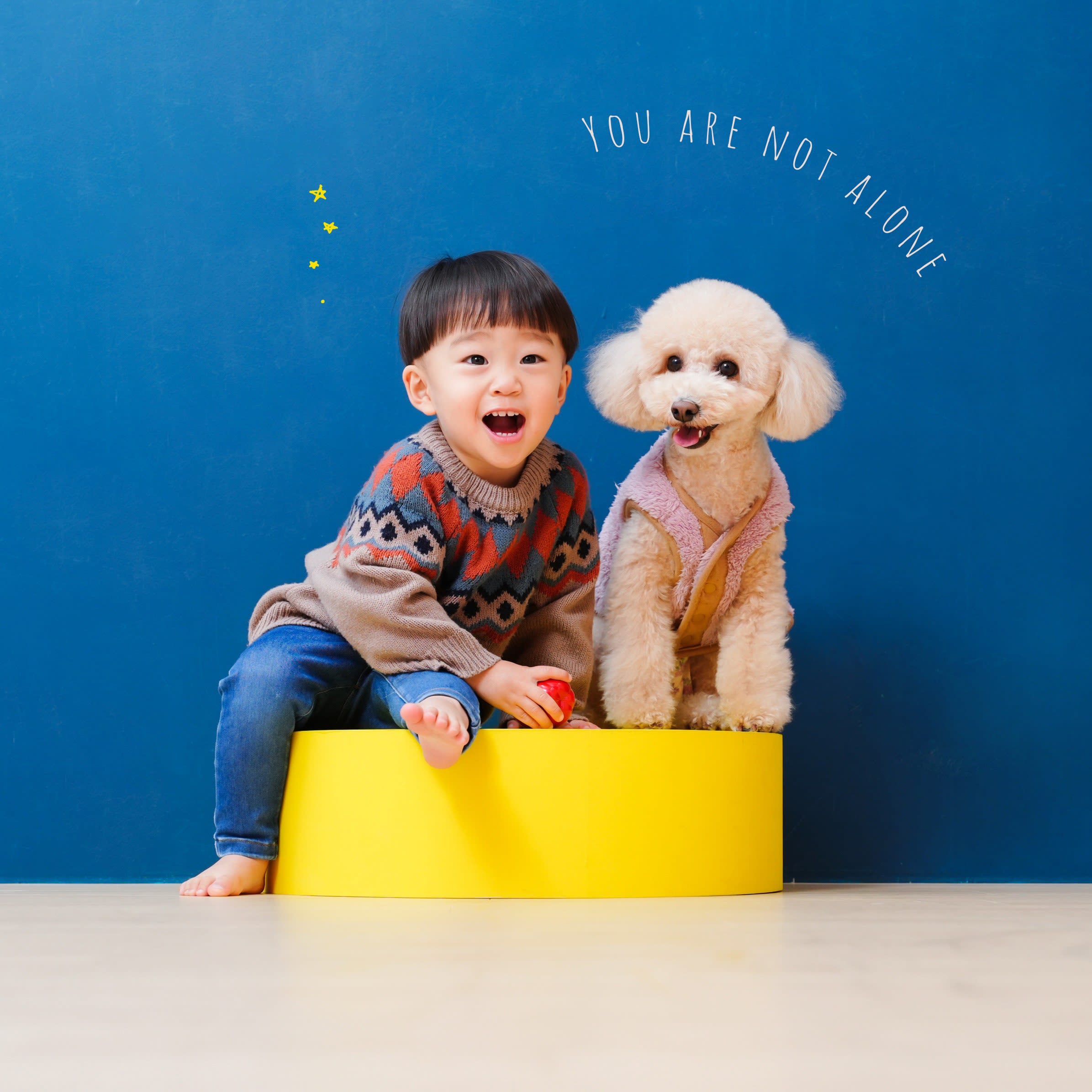 アニバーサリー　犬　キッズフォトスタジオ　HAPISTA