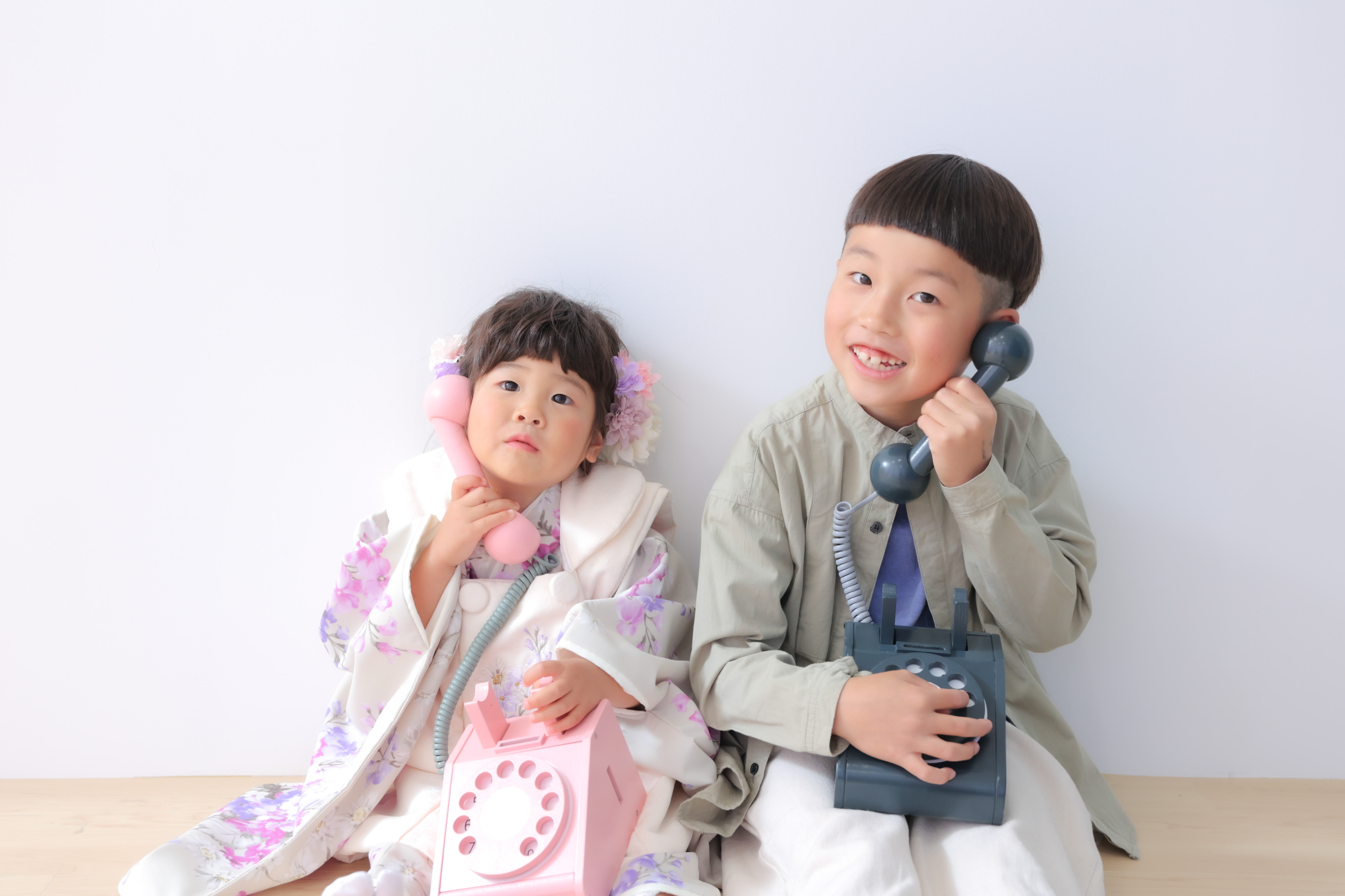 七五三　3歳女の子　キッズフォトスタジオ　ハピスタ