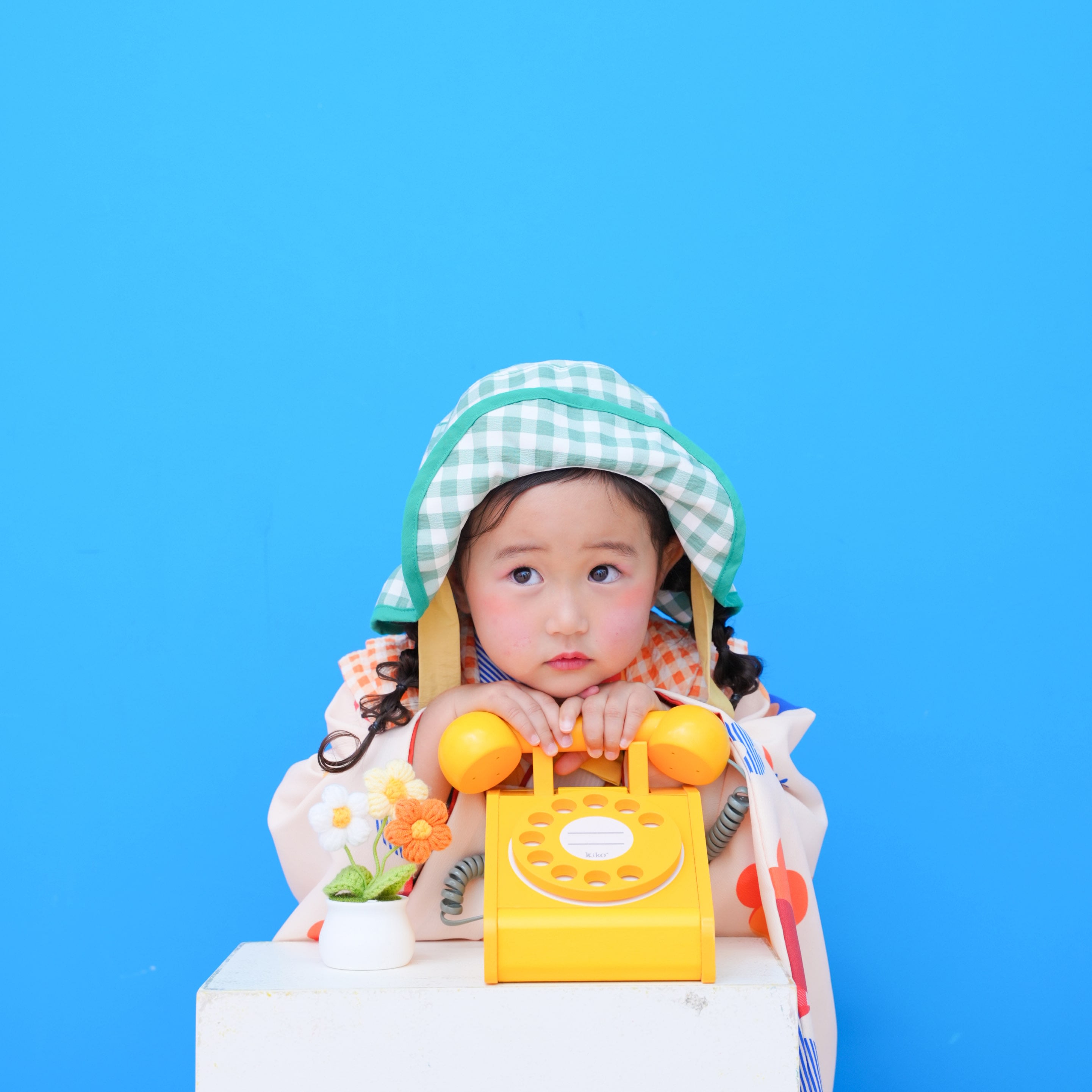 七五三　3歳　女の子　着物