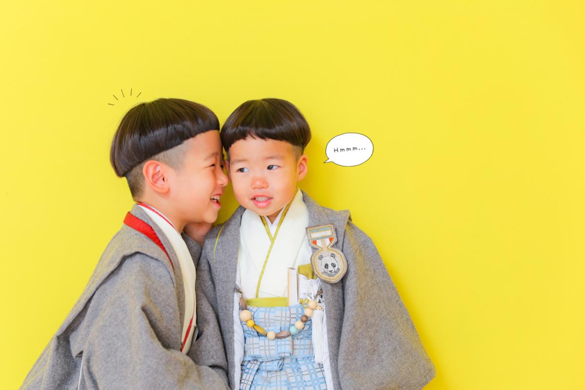 七五三　記念写真　男の子　キッズフォトハウス　HAPISTA