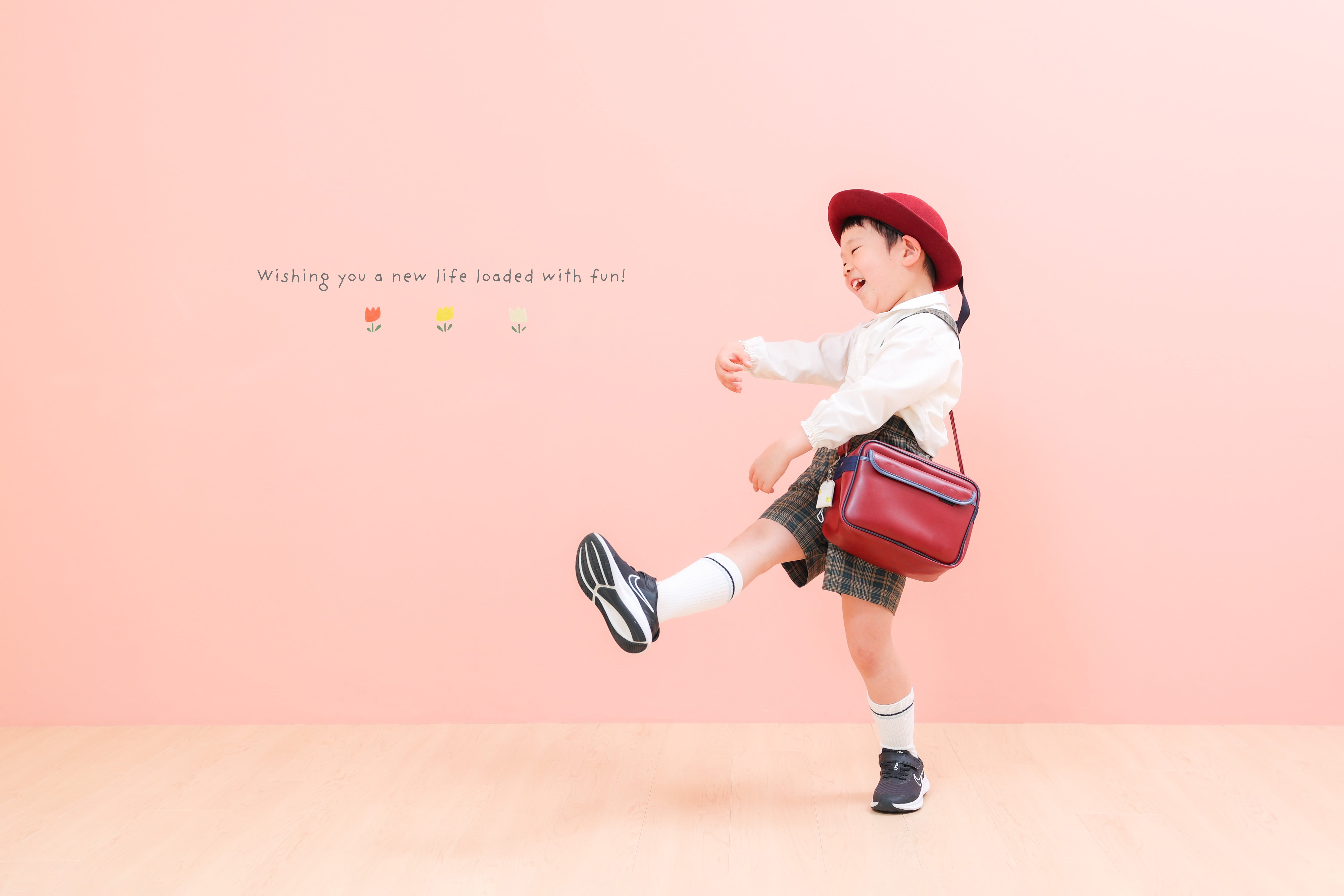 入園　記念日　カラフル　キッズ写真　HAPISTA