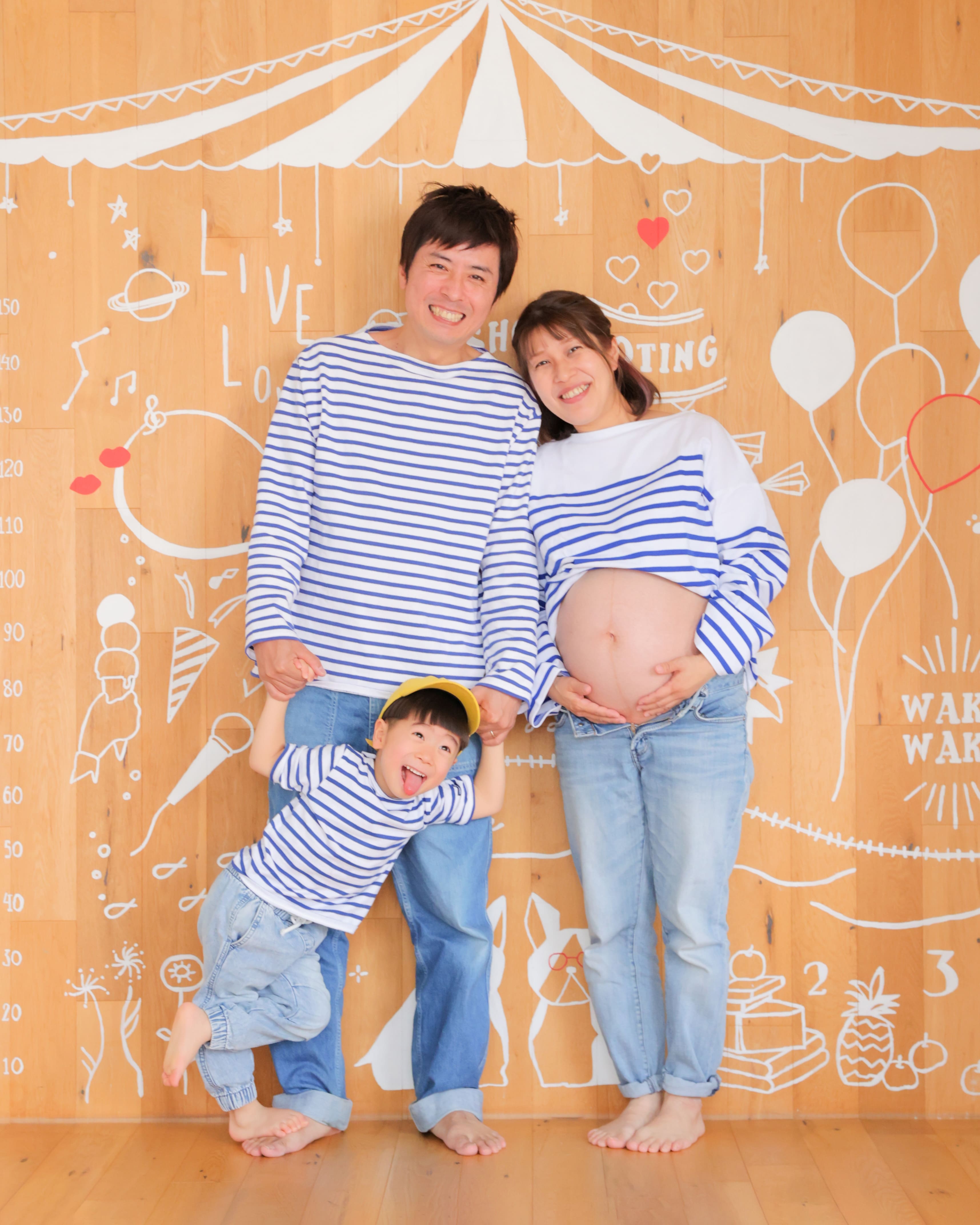 家族写真　マタニティフォト