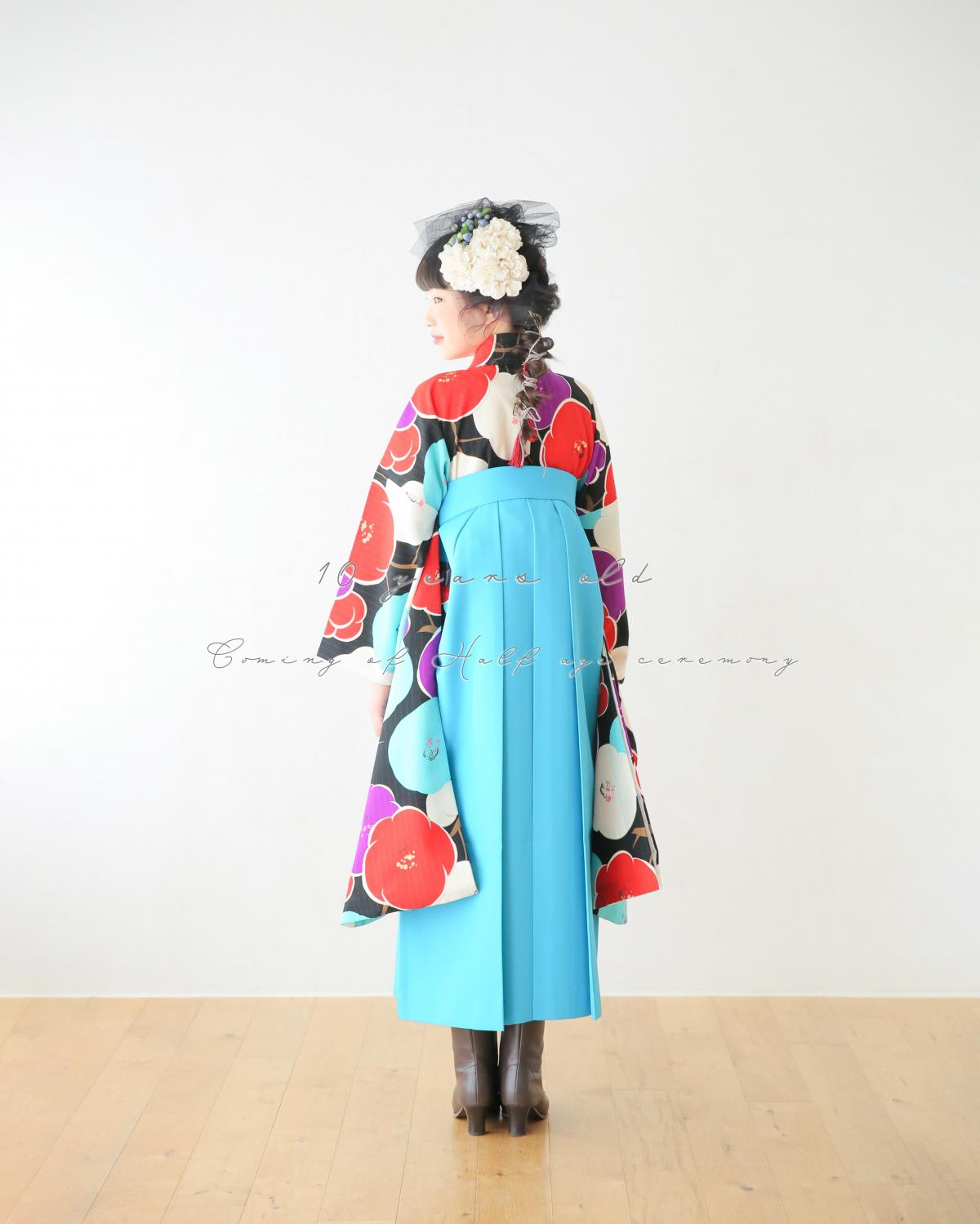 七五三　記念写真　女の子　お花　キッズフォトハウス　HAPISTA