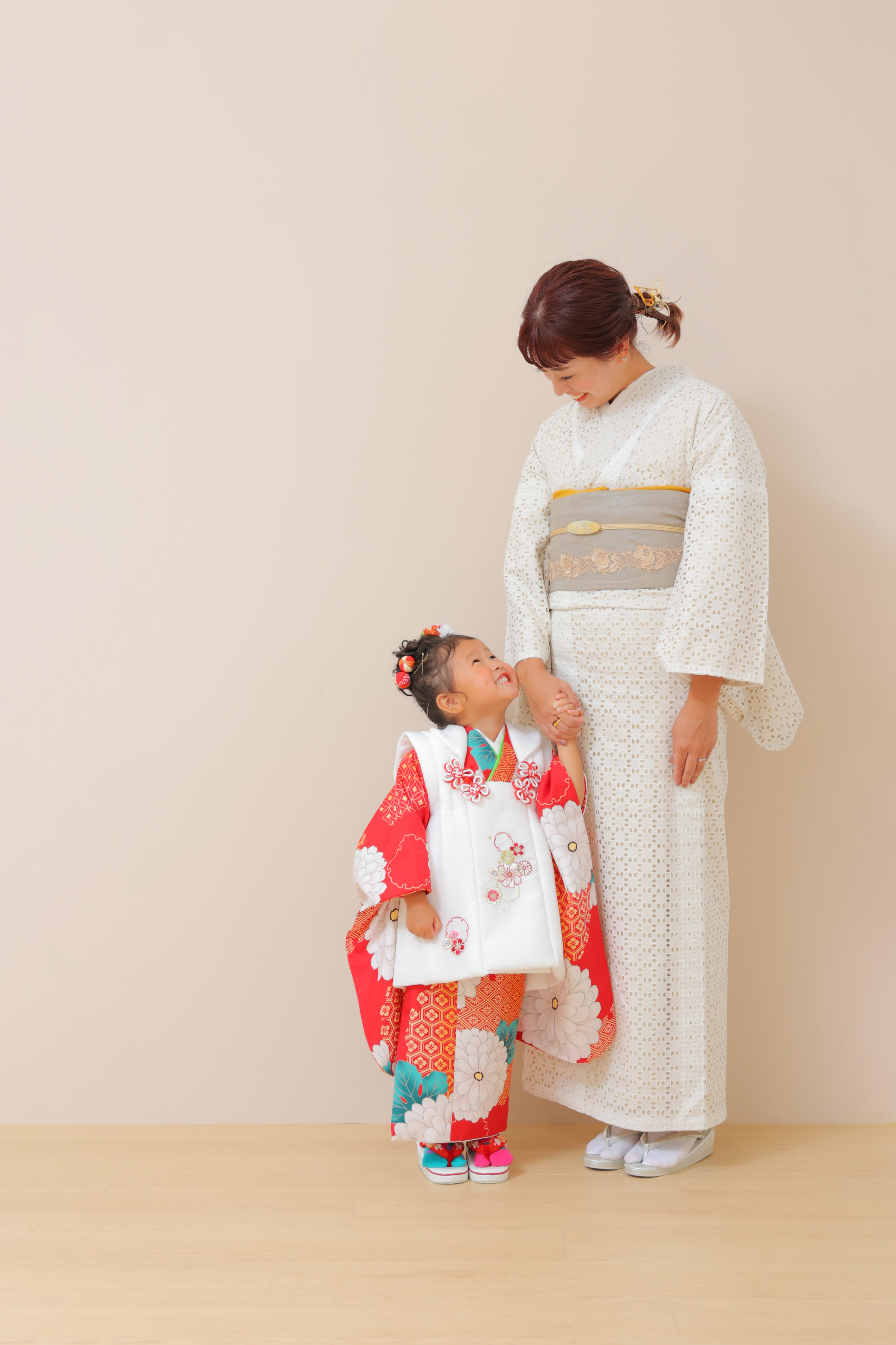 七五三　七五三撮影　753　753撮影　3歳女の子　キッズフォトスタジオ　大阪フォトスタジオ