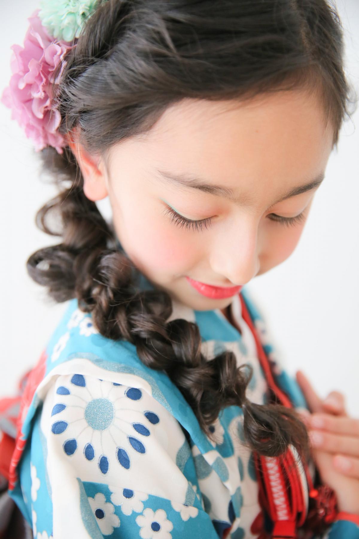 七五三　記念写真　女の子　キッズフォトハウス　HAPISTA