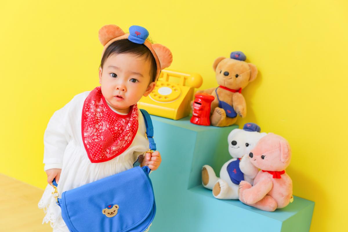 バースデー　お誕生日　キッズ写真　くまさん　ベアー　HAPISTA