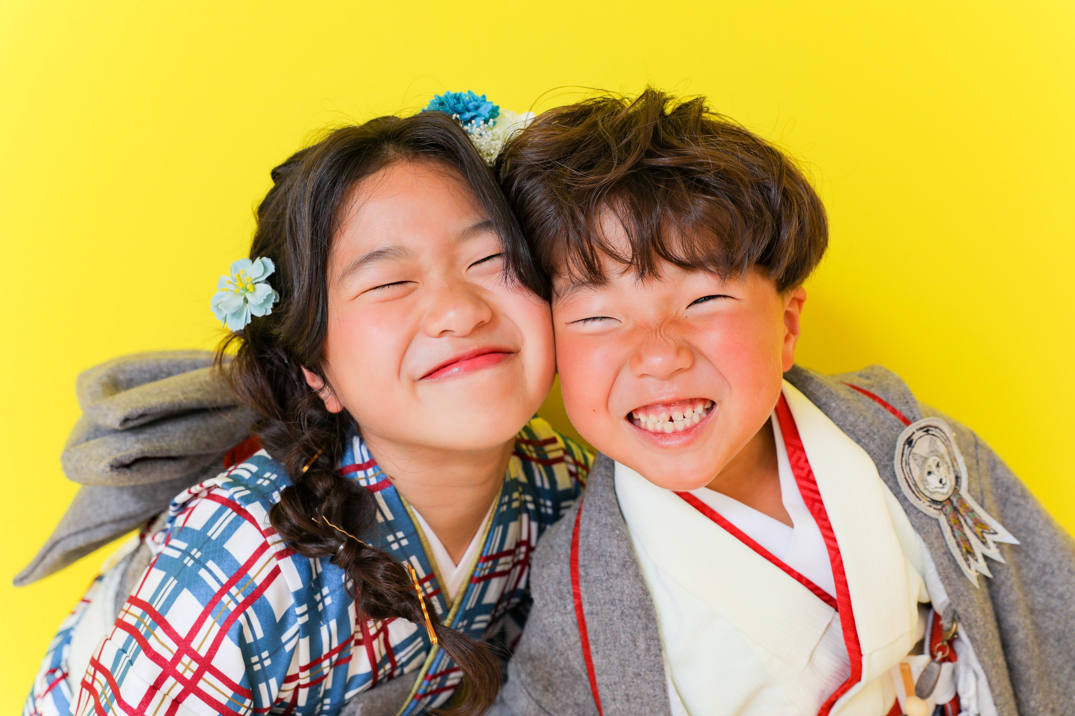 七五三　記念写真　兄弟フォト　キッズフォトハウス　HAPISTA