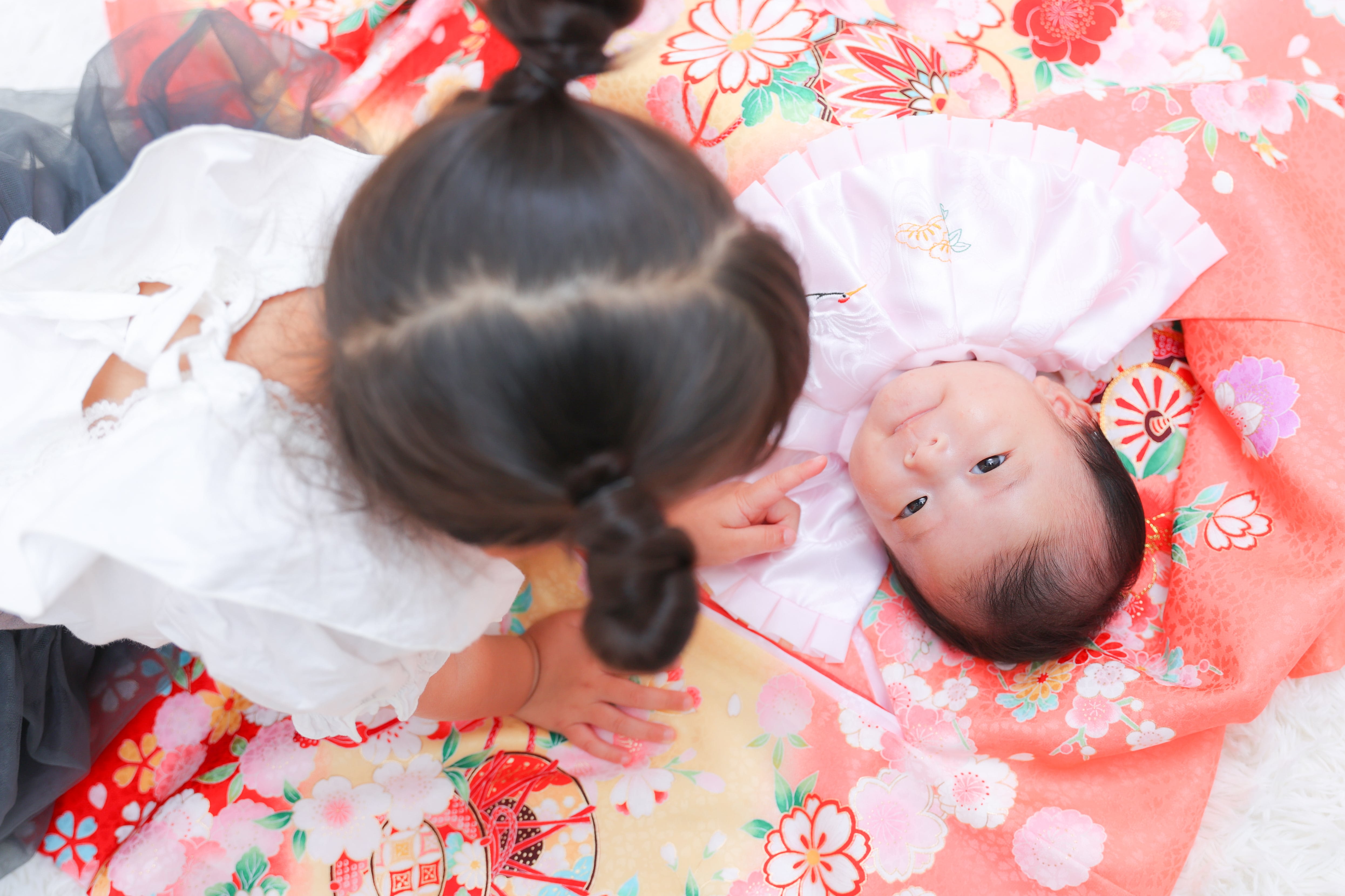 お宮参り　きょうだい　キッズ写真 　ファミリー　HAPISTA