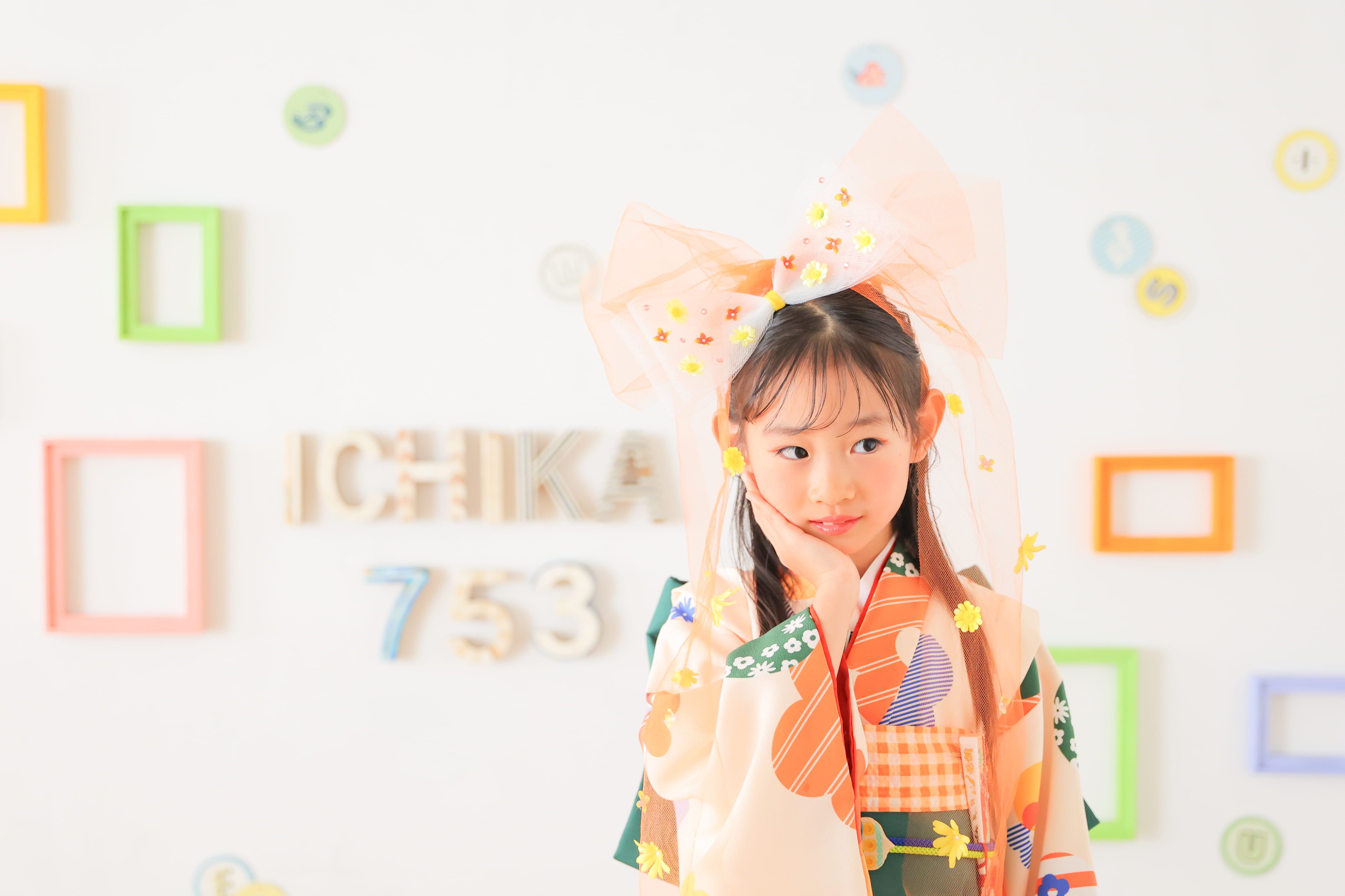 七五三　7歳　女の子　着物