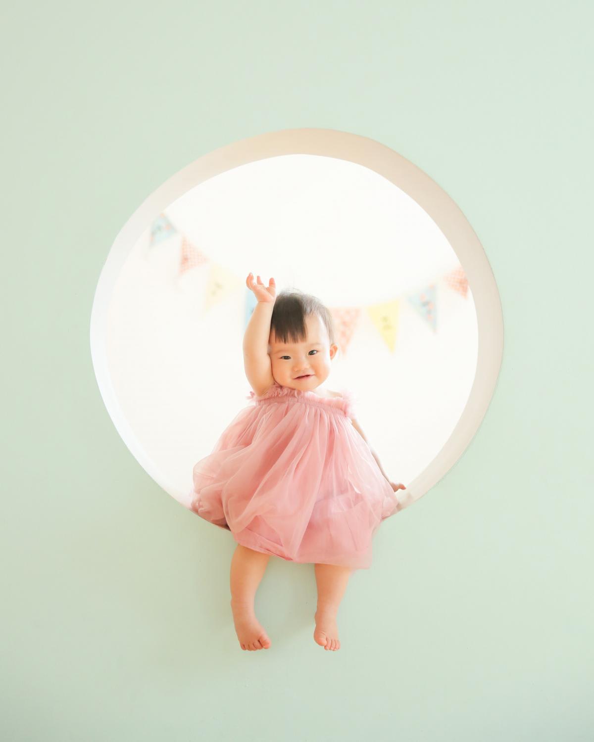 お誕生日　バースデー　可愛い　キッズ写真 　HAPISTA