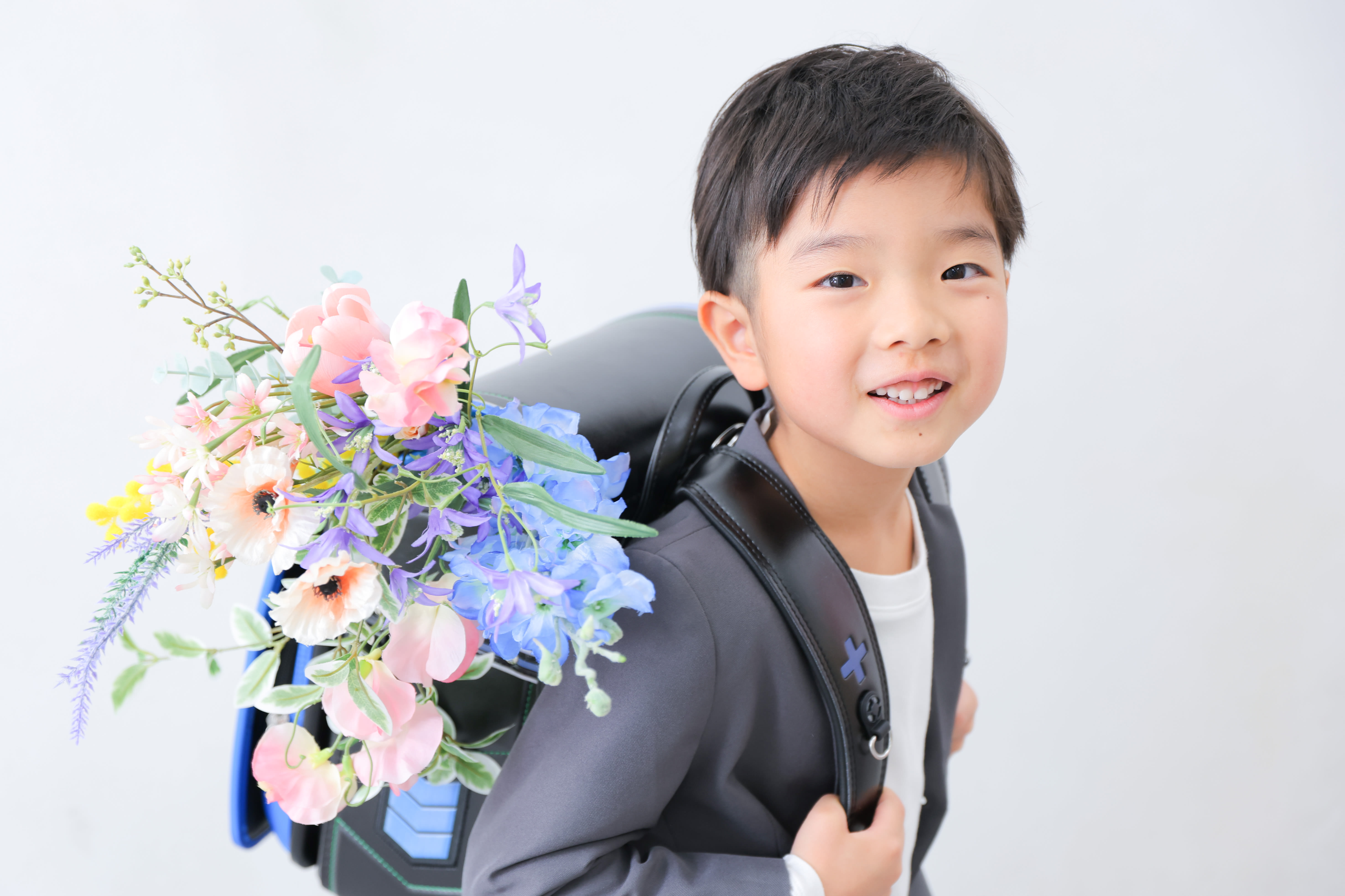 7歳男の子　入学フォト　入学　卒園