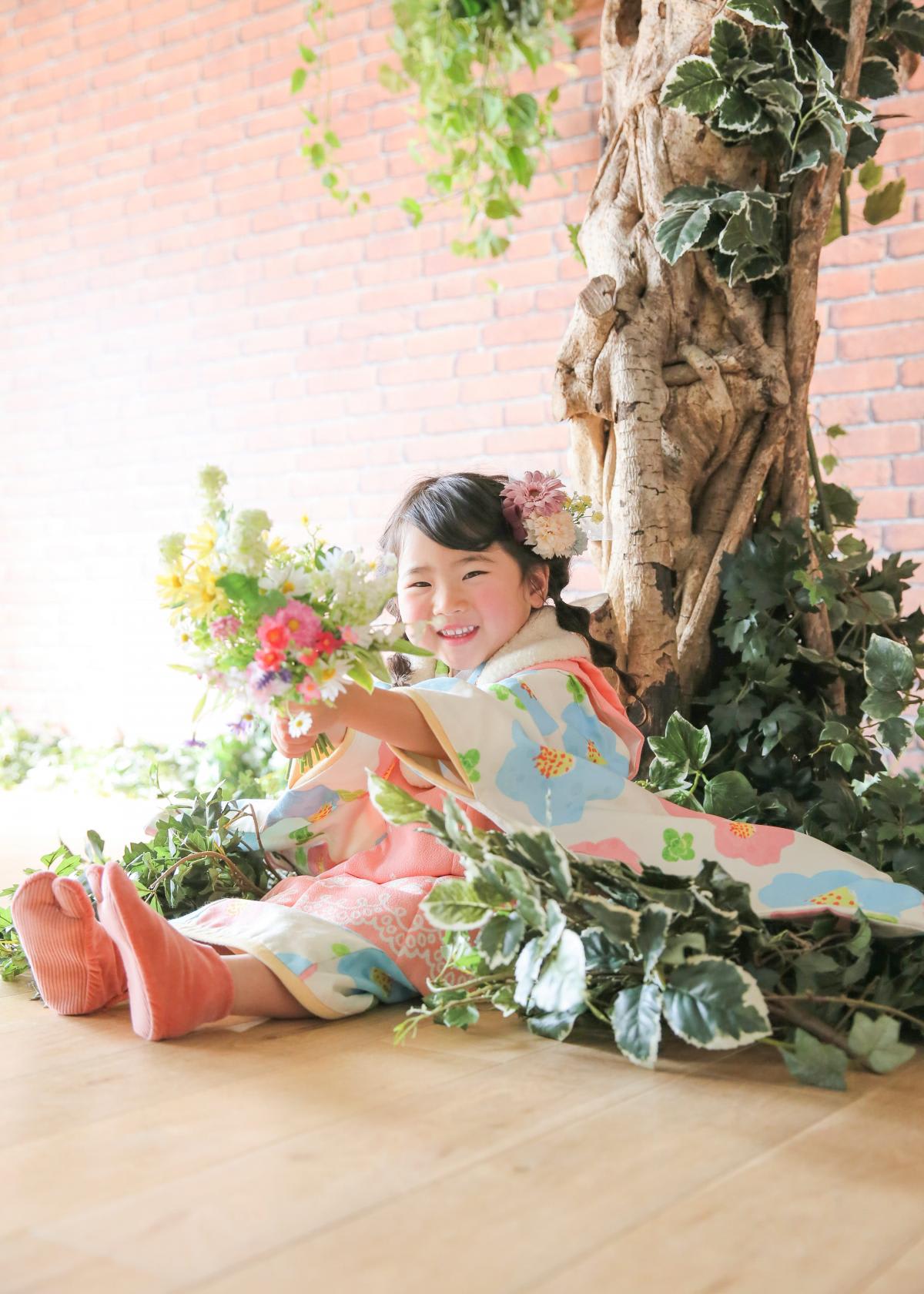 七五三　記念写真　女の子　キッズフォトハウス　HAPISTA