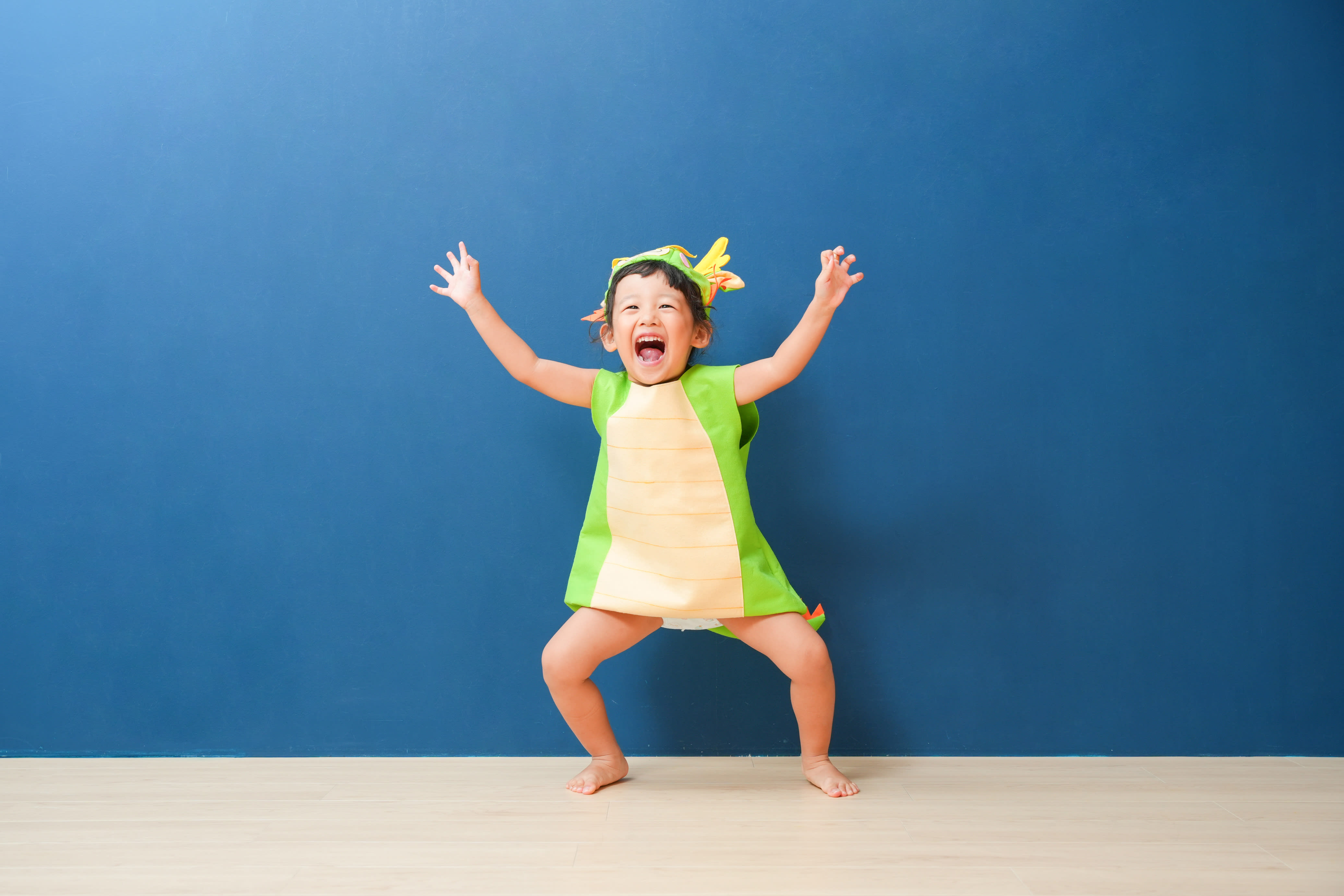 3歳女の子　753 七五三　年賀状